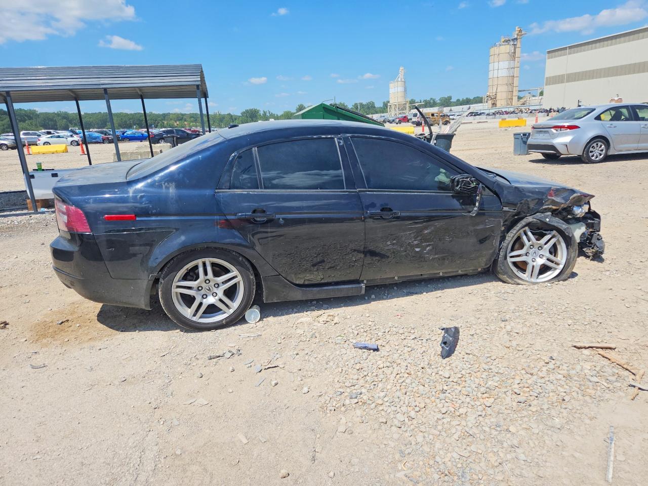 2008 Acura Tl Черный vin: 19UUA662X8A015817