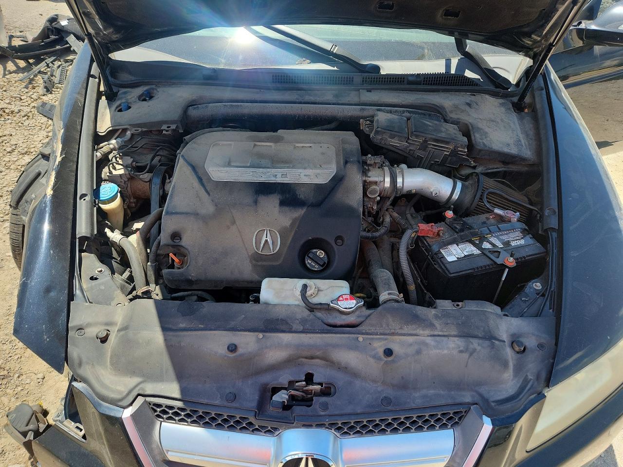 2008 Acura Tl Черный vin: 19UUA662X8A015817