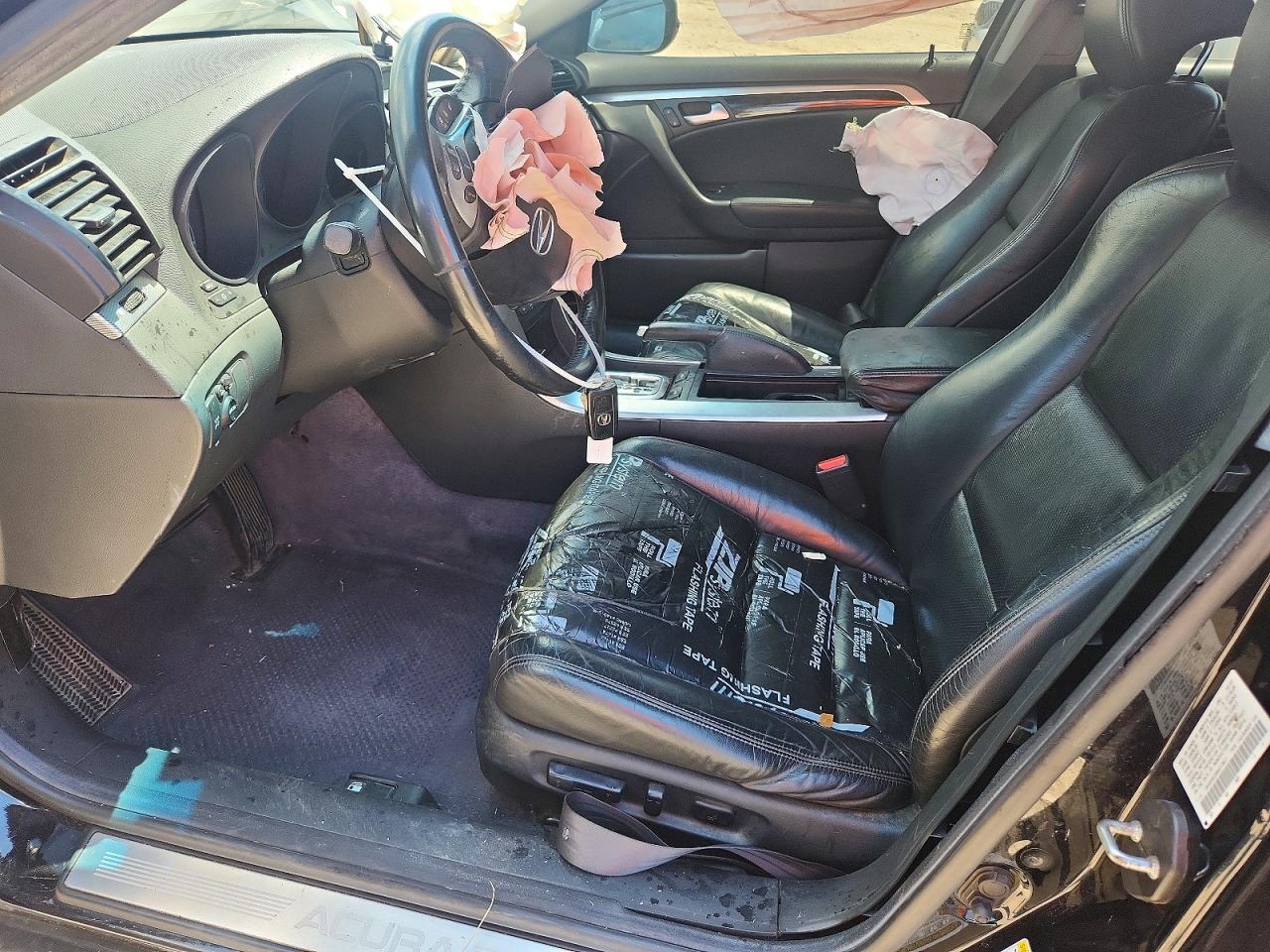 2008 Acura Tl Черный vin: 19UUA662X8A015817