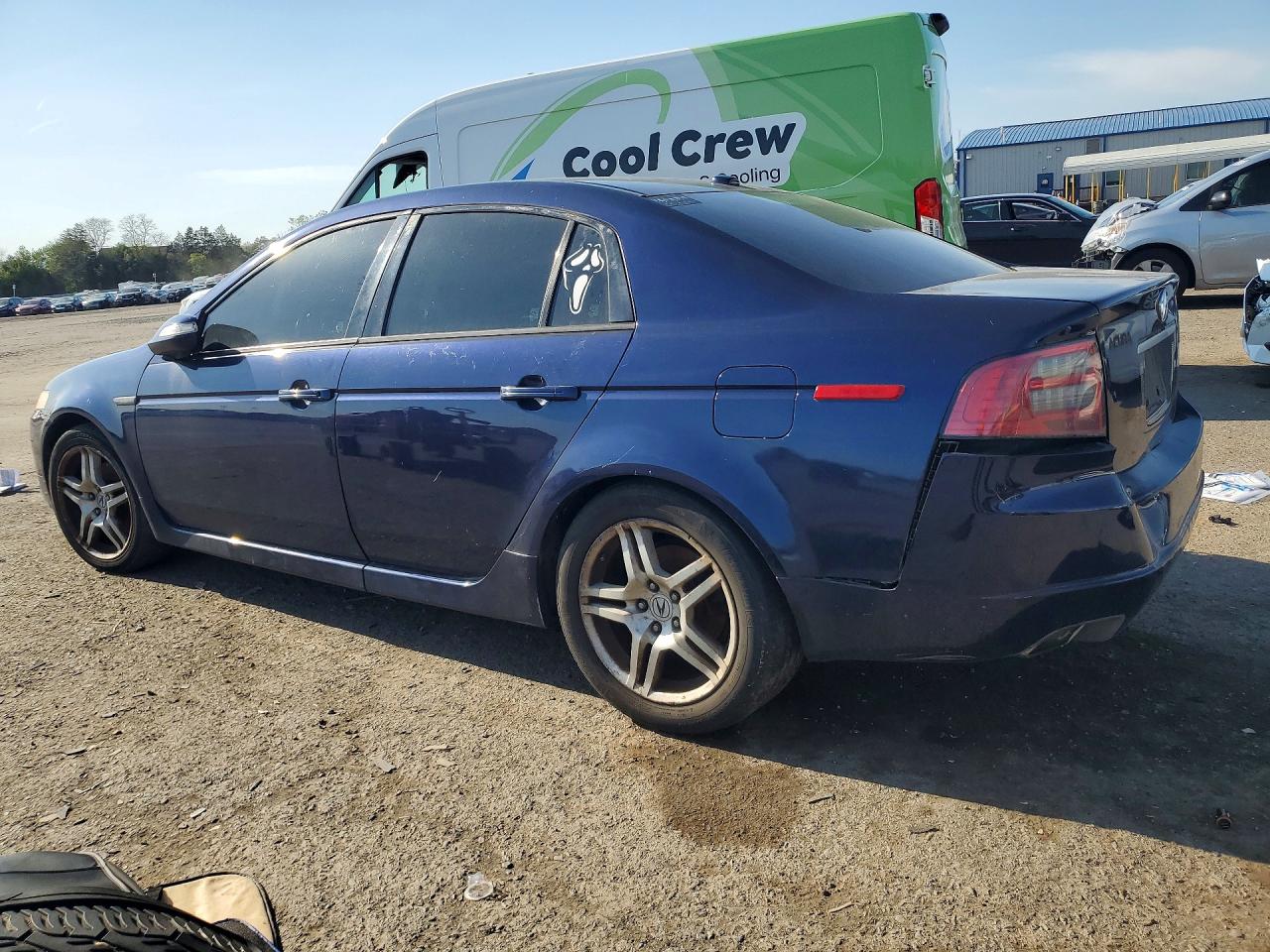 2008 Acura Tl Blue vin: 19UUA662X8A021570