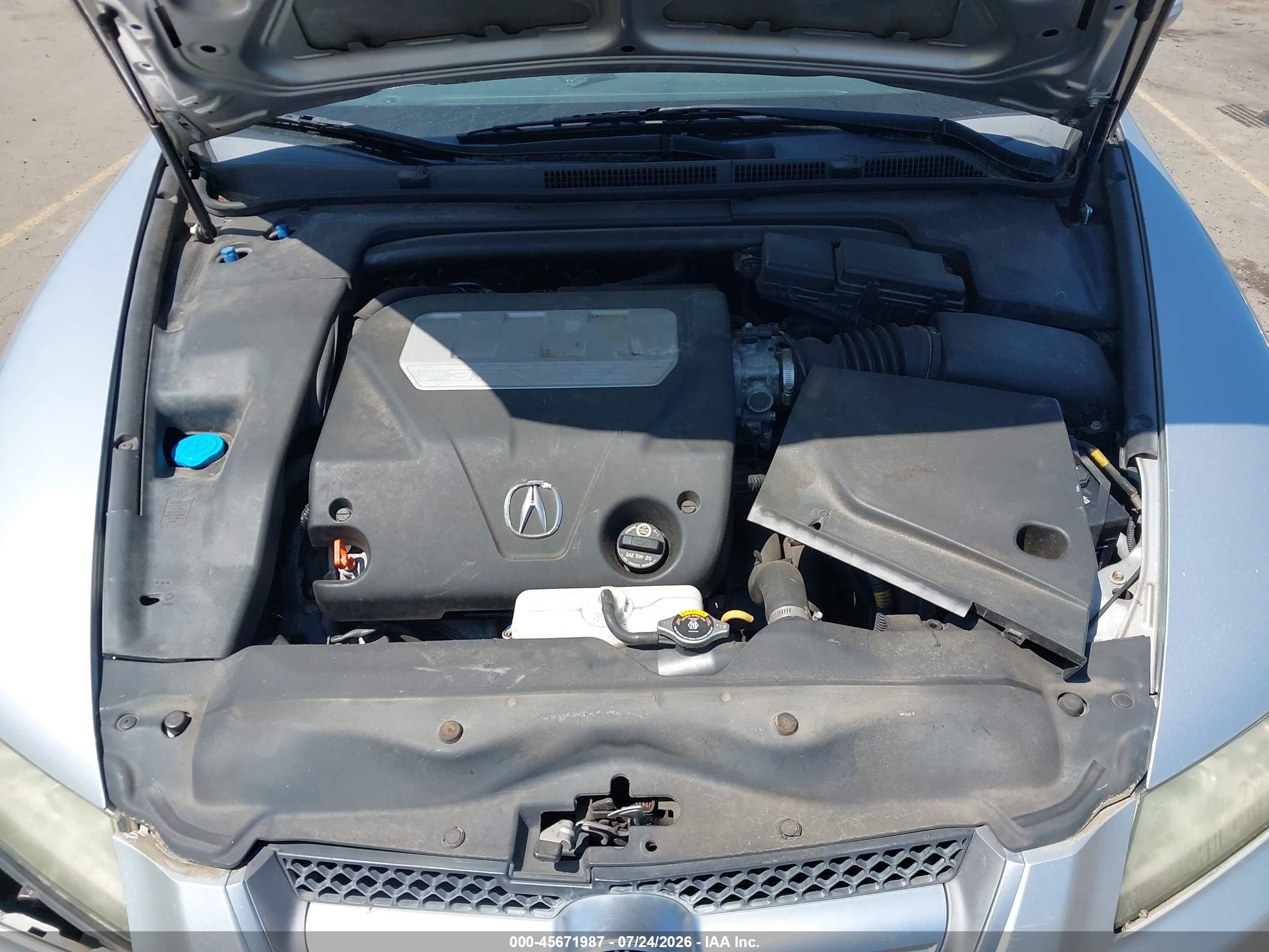 2008 Acura Tl 3.2 Silver vin: 19UUA662X8A021648