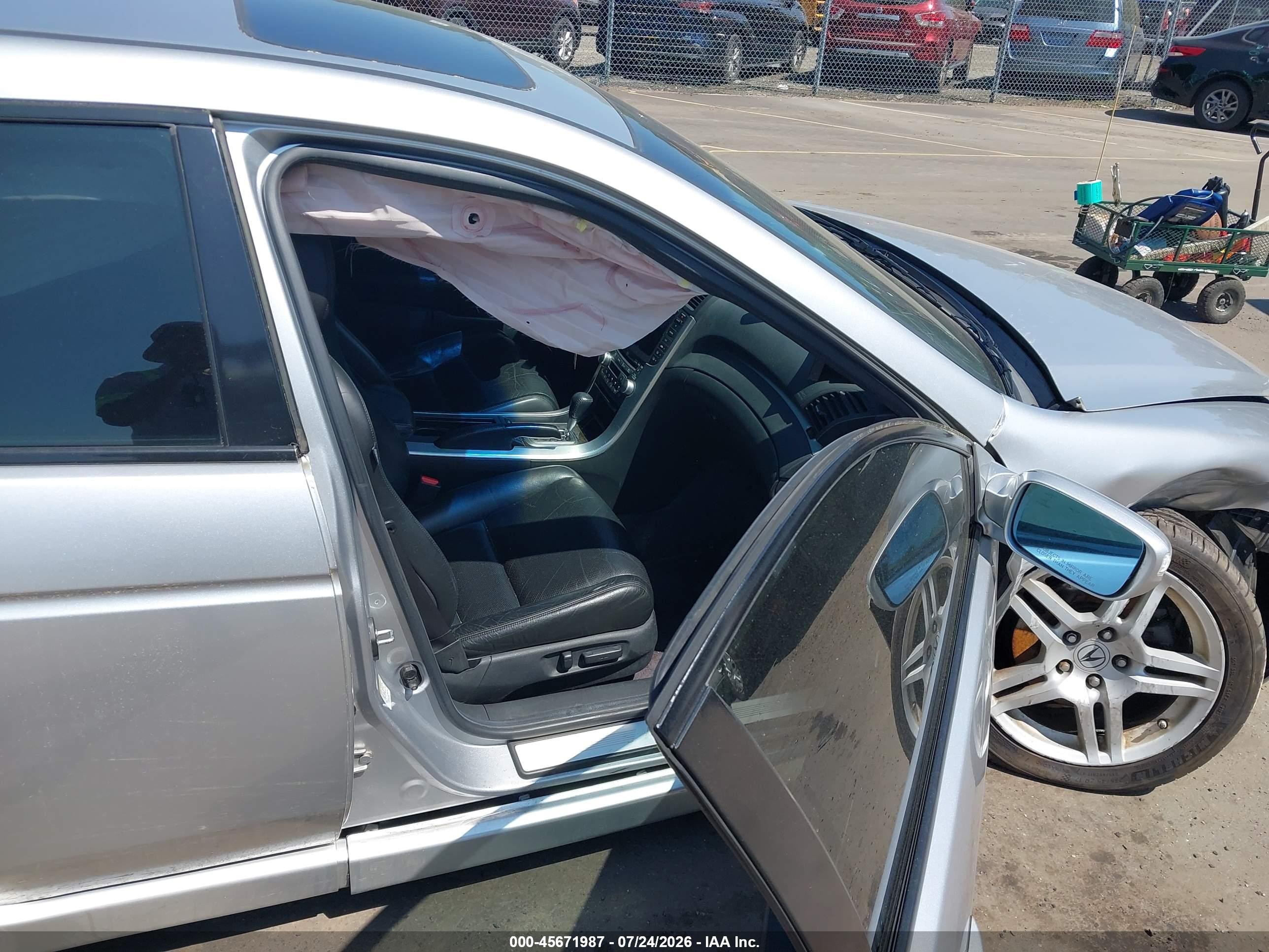 2008 Acura Tl 3.2 Silver vin: 19UUA662X8A021648