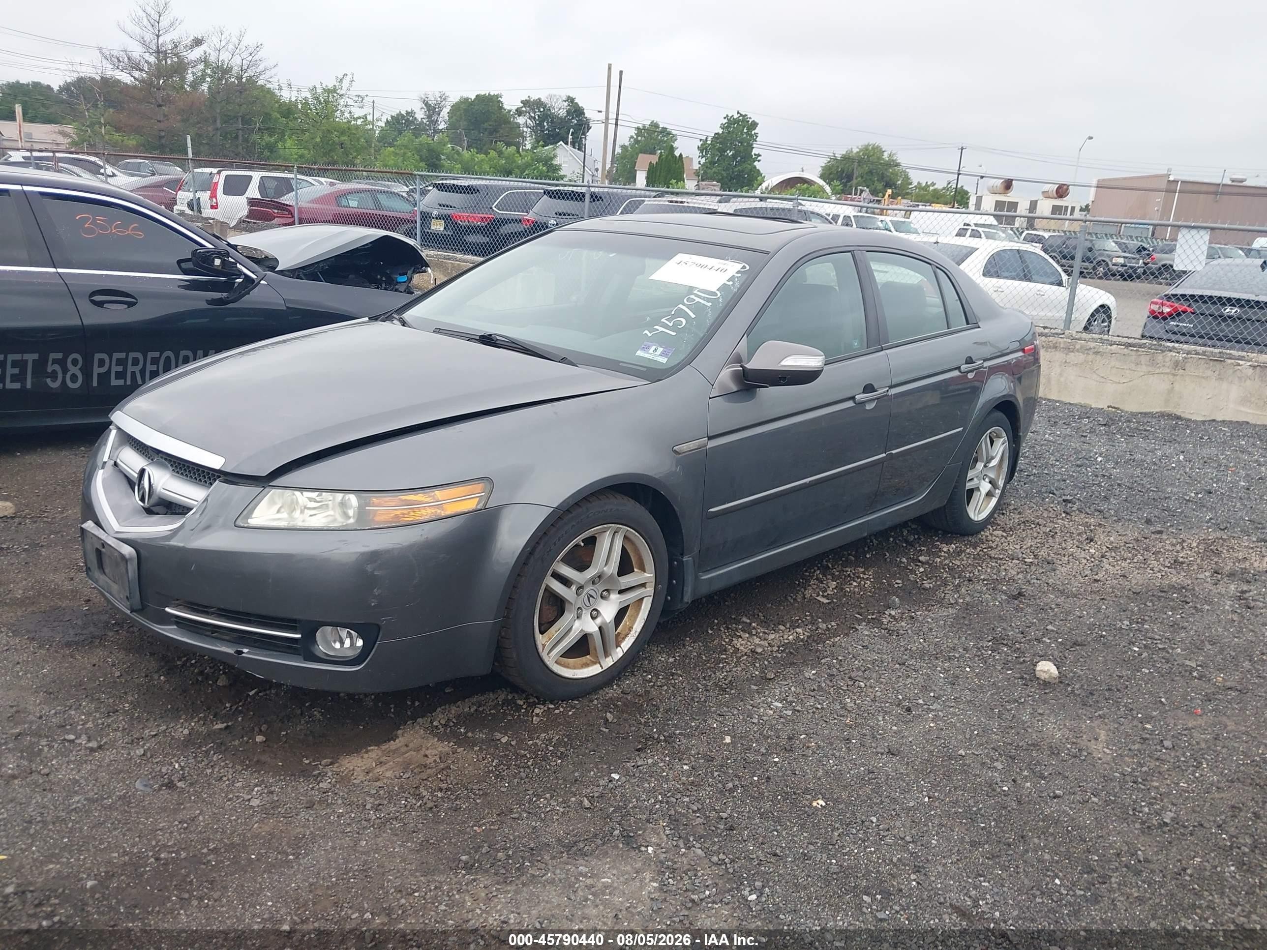 2008 Acura Tl 3.2 Серый vin: 19UUA662X8A034917