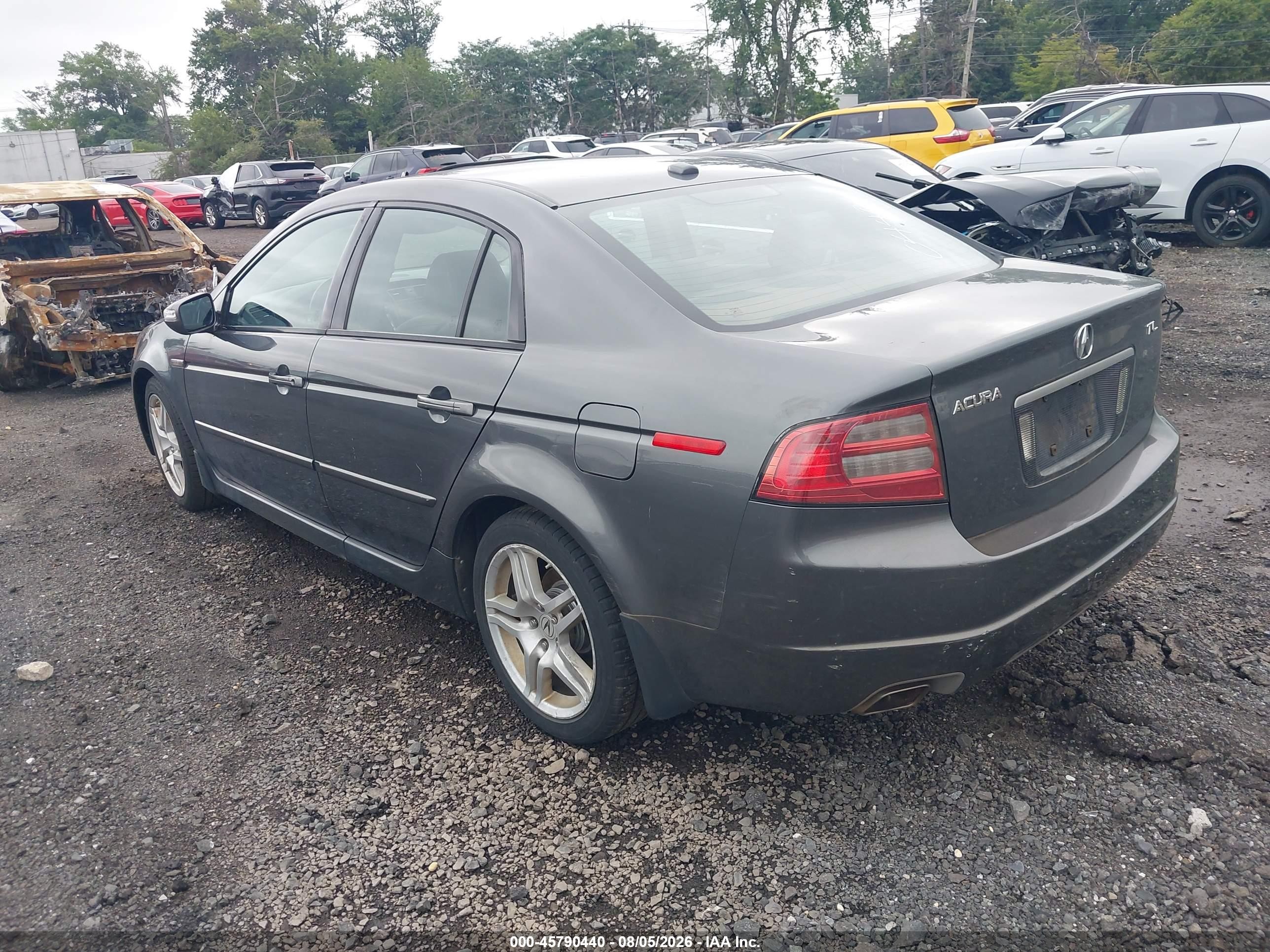 2008 Acura Tl 3.2 Серый vin: 19UUA662X8A034917