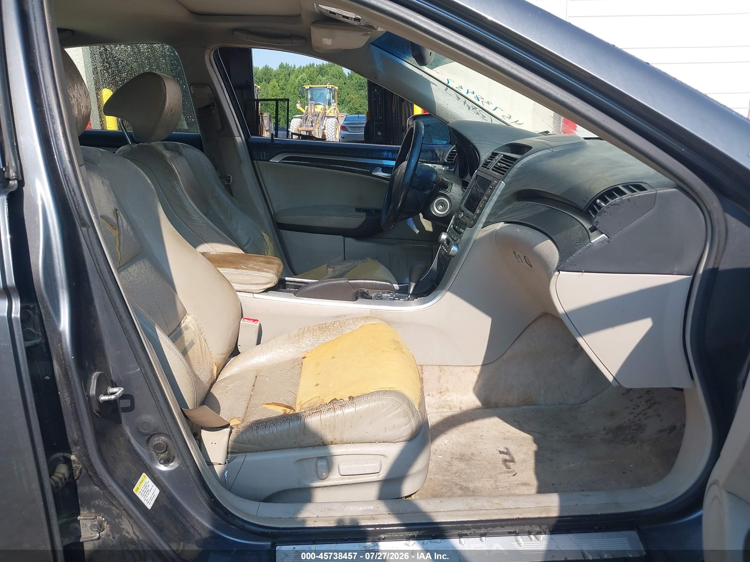 2008 Acura Tl 3.2 Gray vin: 19UUA662X8A038627