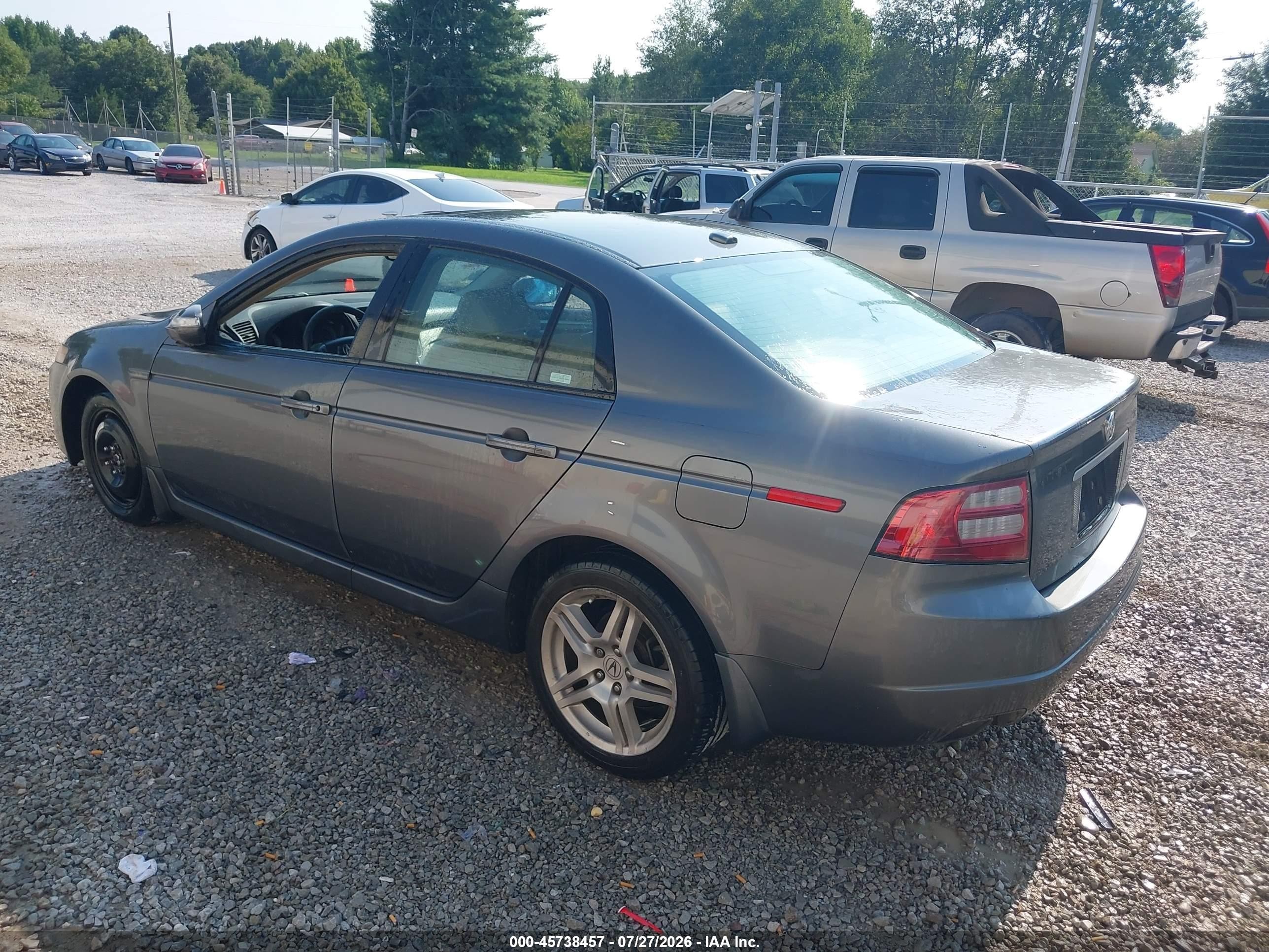 2008 Acura Tl 3.2 Gray vin: 19UUA662X8A038627