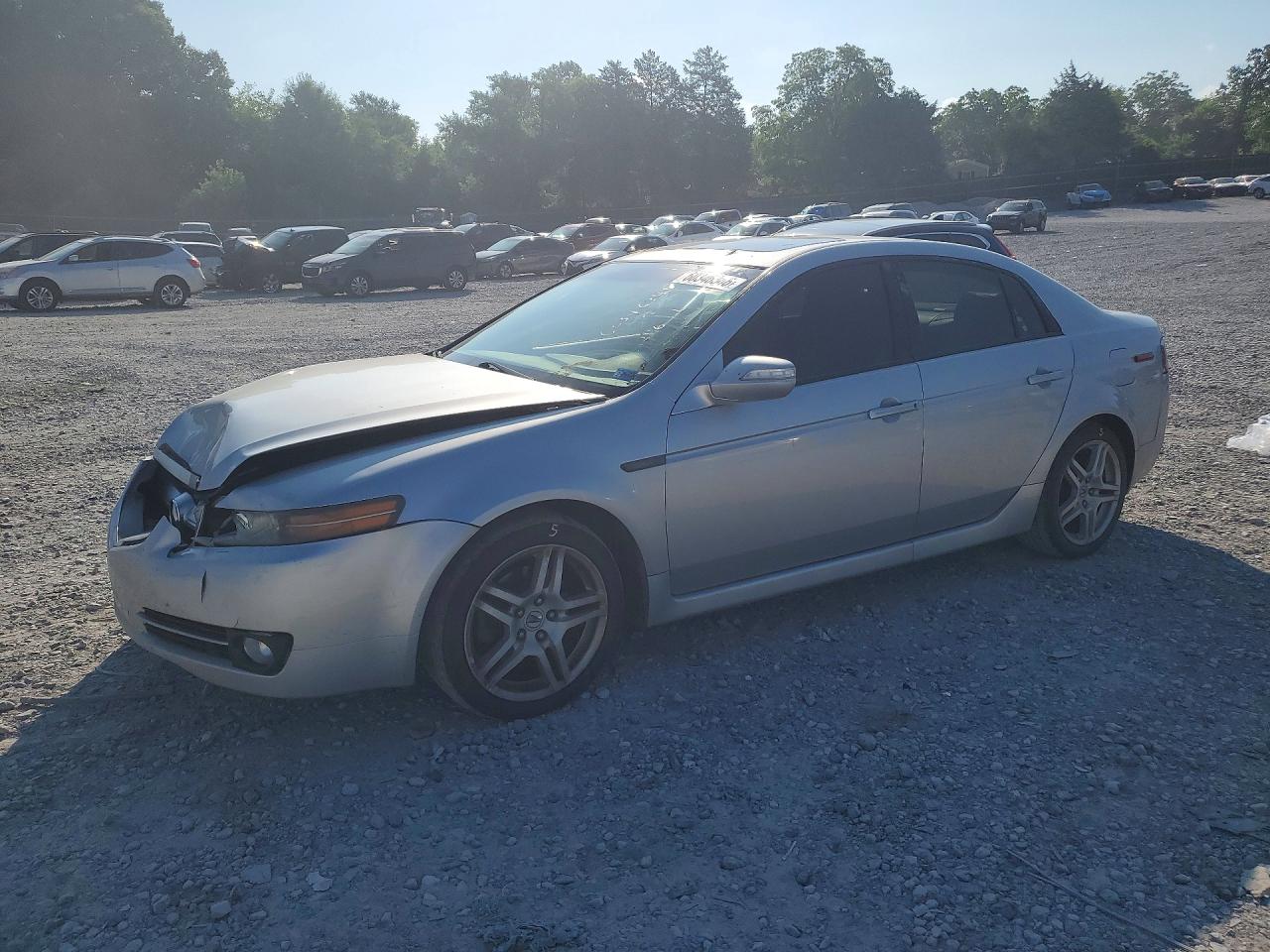 2008 Acura Tl Silver vin: 19UUA662X8A038935