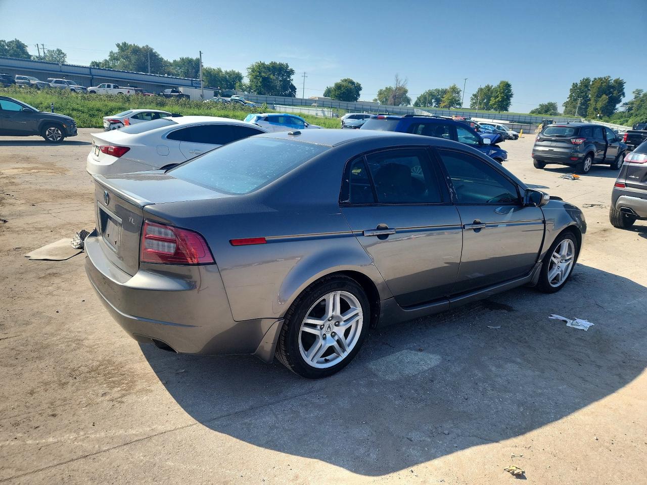 2008 Acura Tl Gray vin: 19UUA662X8A042516