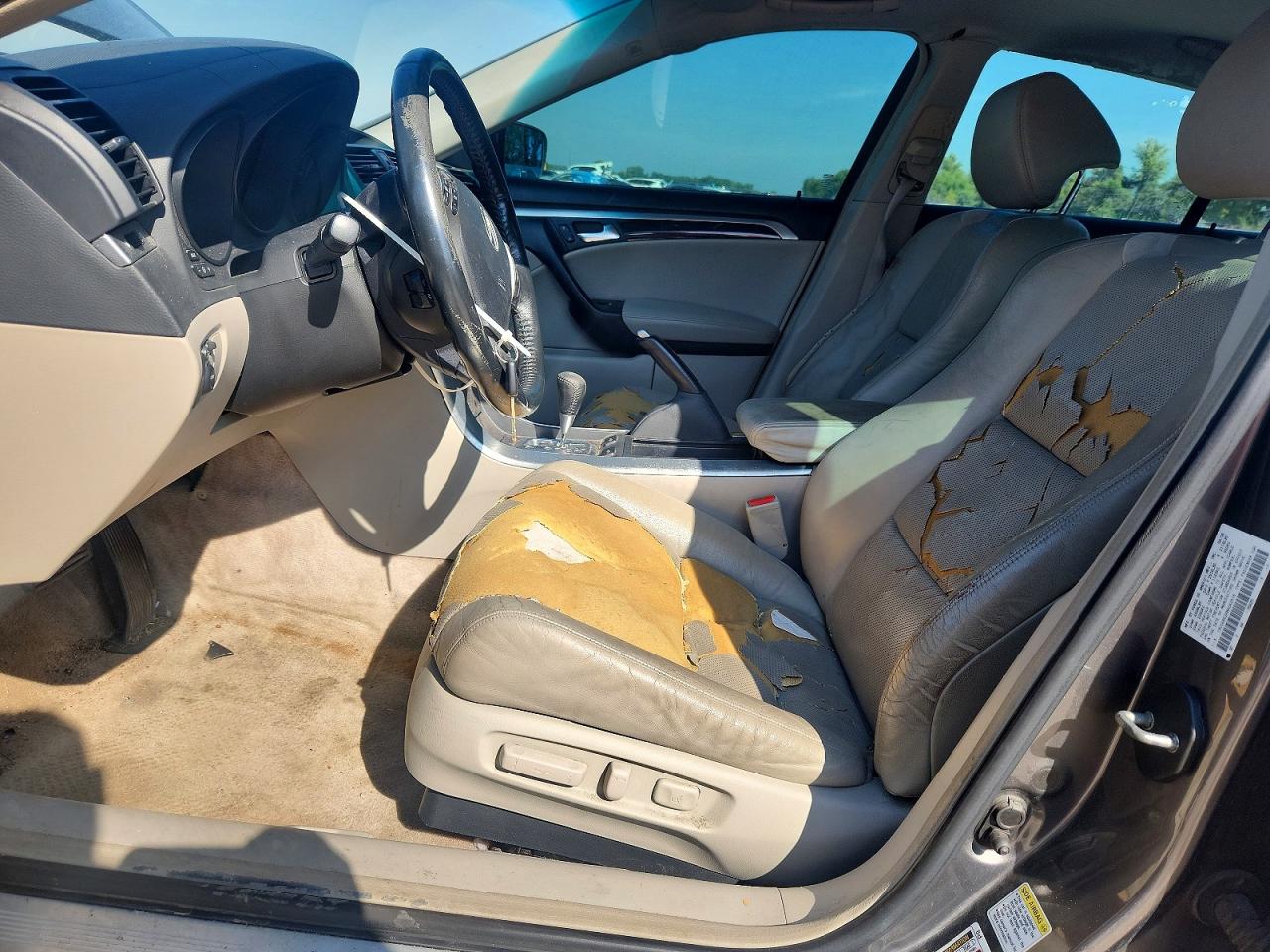 2008 Acura Tl Gray vin: 19UUA662X8A042516