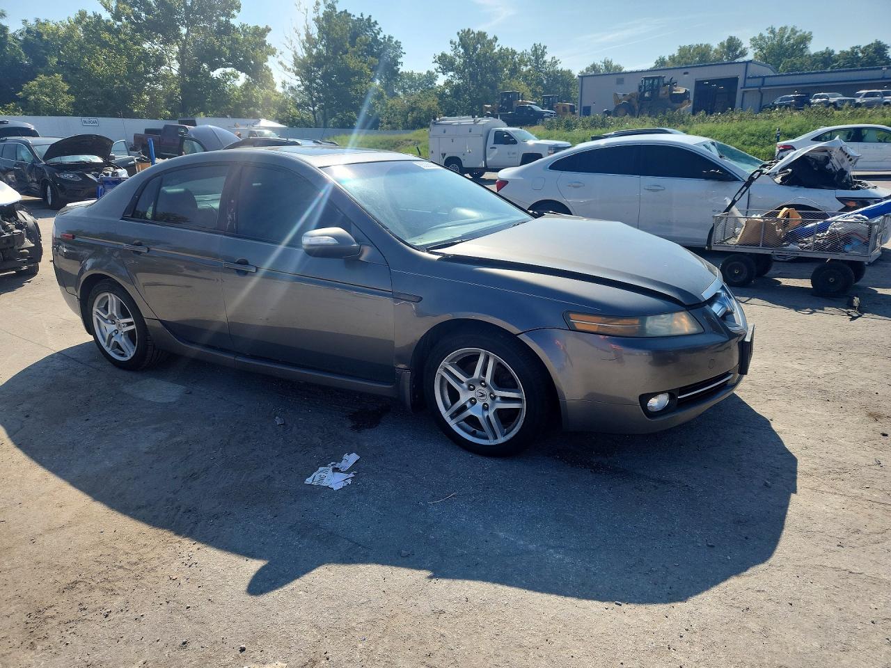 2008 Acura Tl Gray vin: 19UUA662X8A042516
