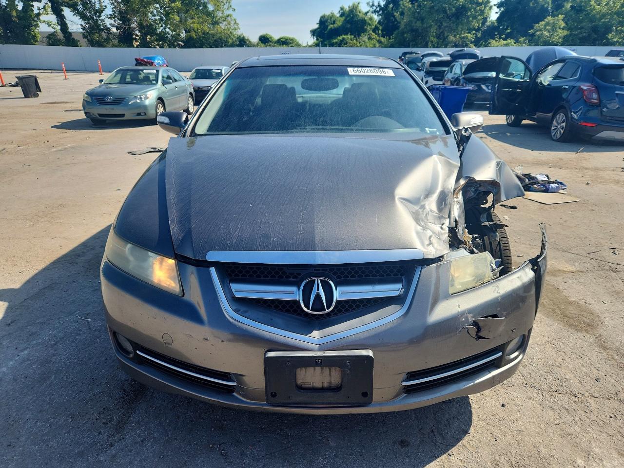 2008 Acura Tl Gray vin: 19UUA662X8A042516