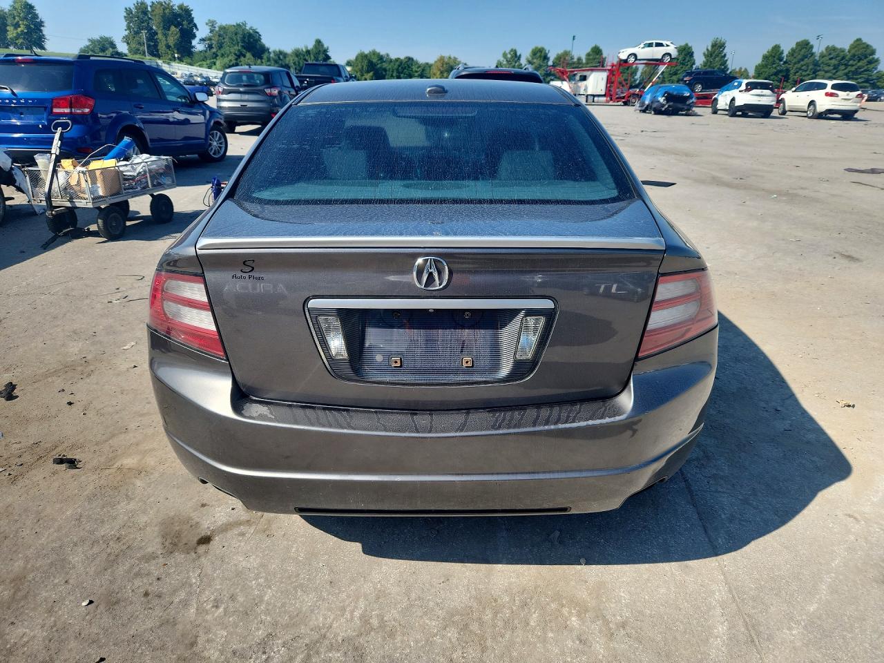 2008 Acura Tl Gray vin: 19UUA662X8A042516