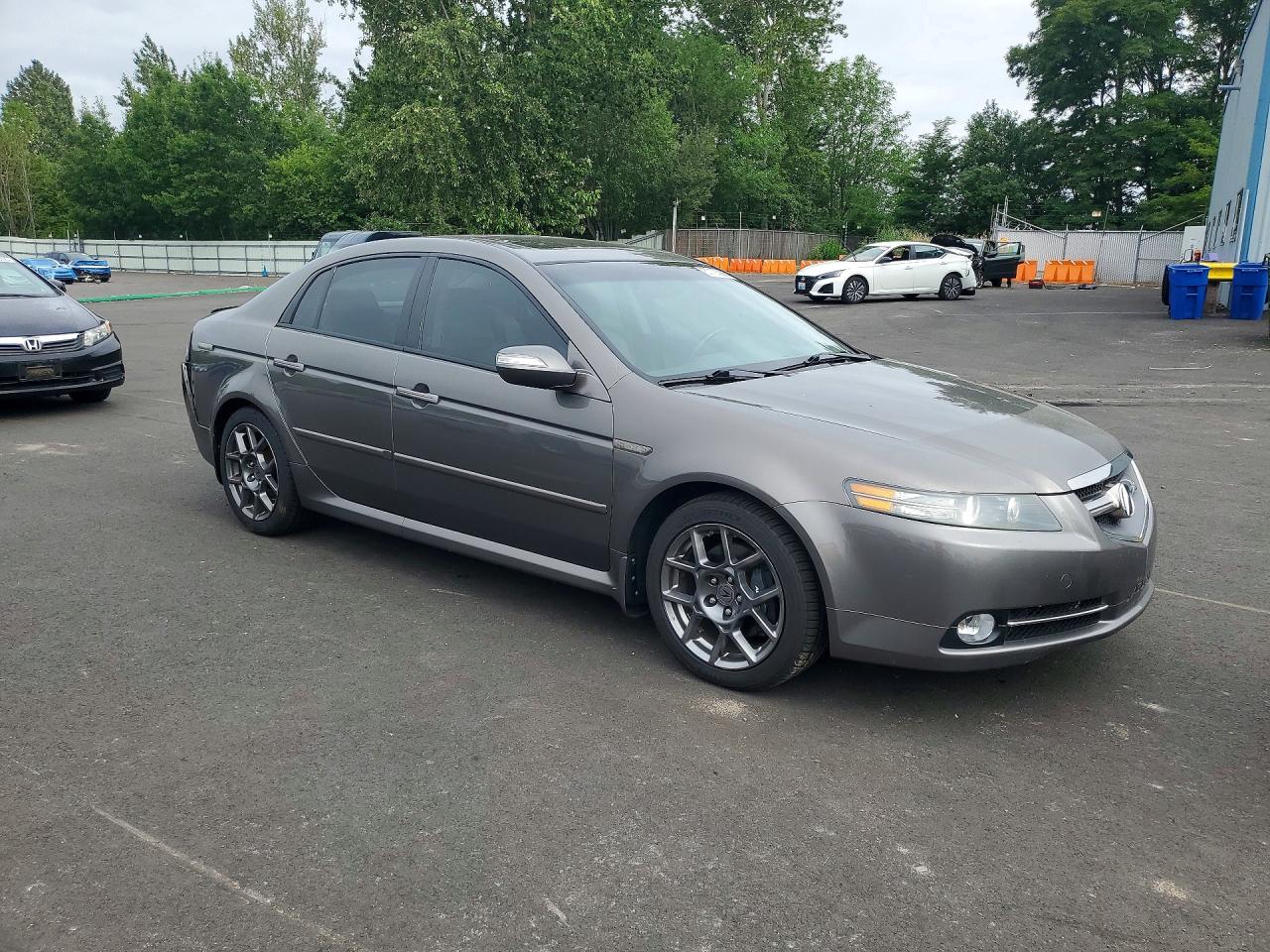 2008 Acura Tl Type S Gray vin: 19UUA75568A005951