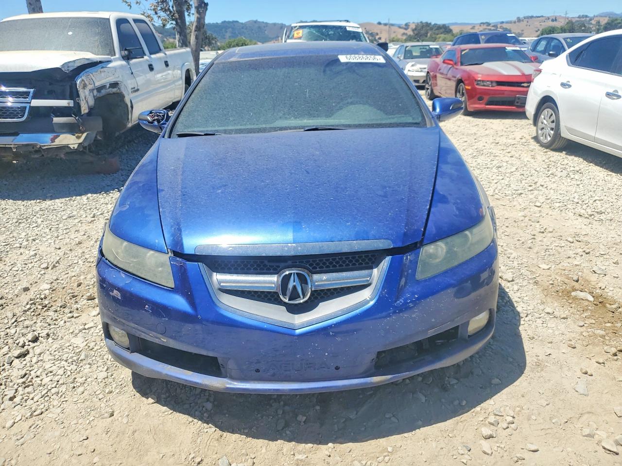 2007 Acura Tl Type S Blue vin: 19UUA75627A019417