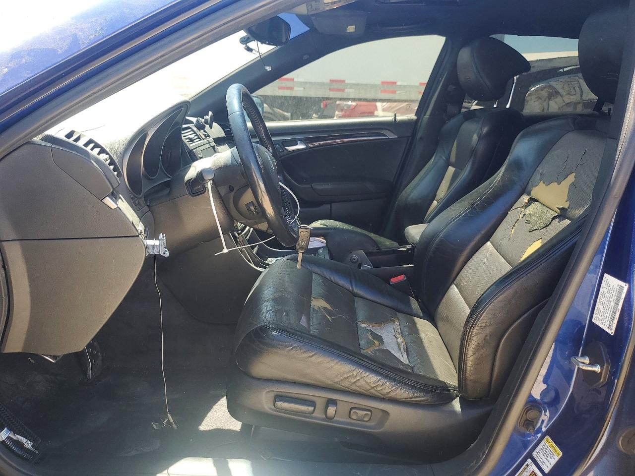2007 Acura Tl Type S Blue vin: 19UUA75627A019417