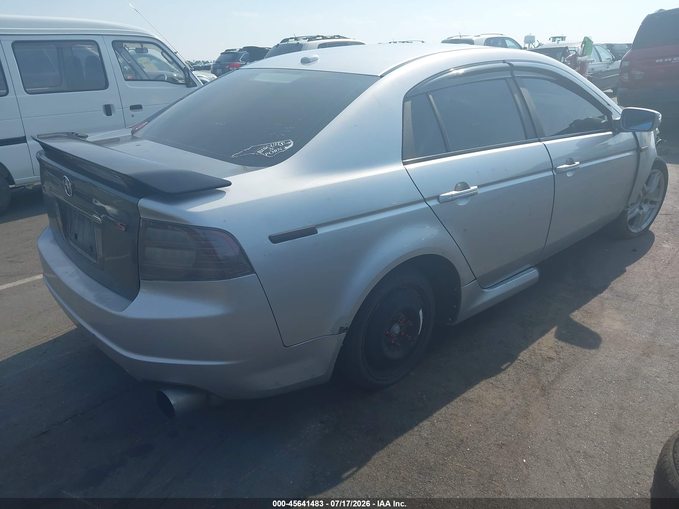 2007 Acura Tl Type S Серебряный vin: 19UUA76507A006834