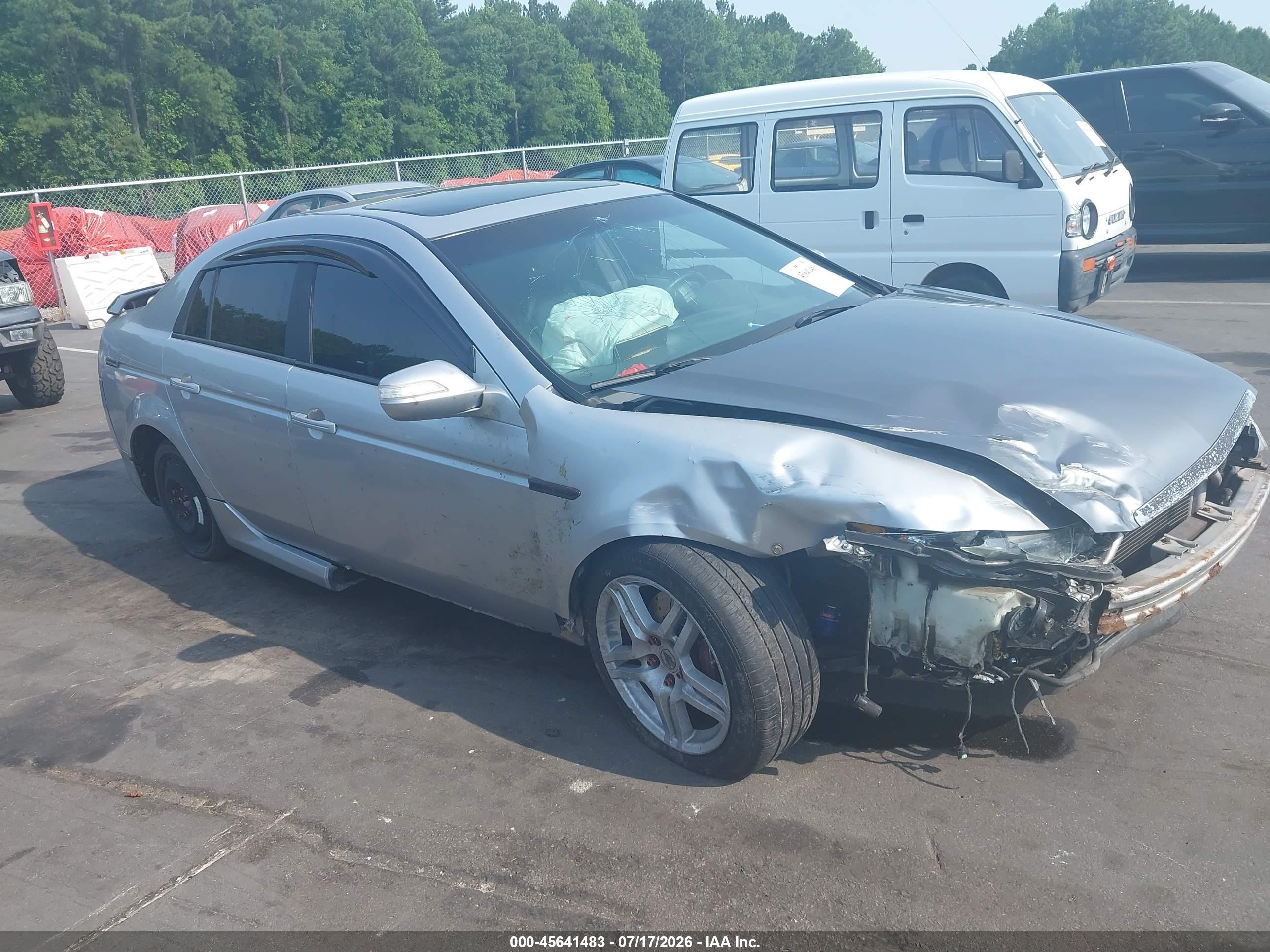 2007 Acura Tl Type S Серебряный vin: 19UUA76507A006834