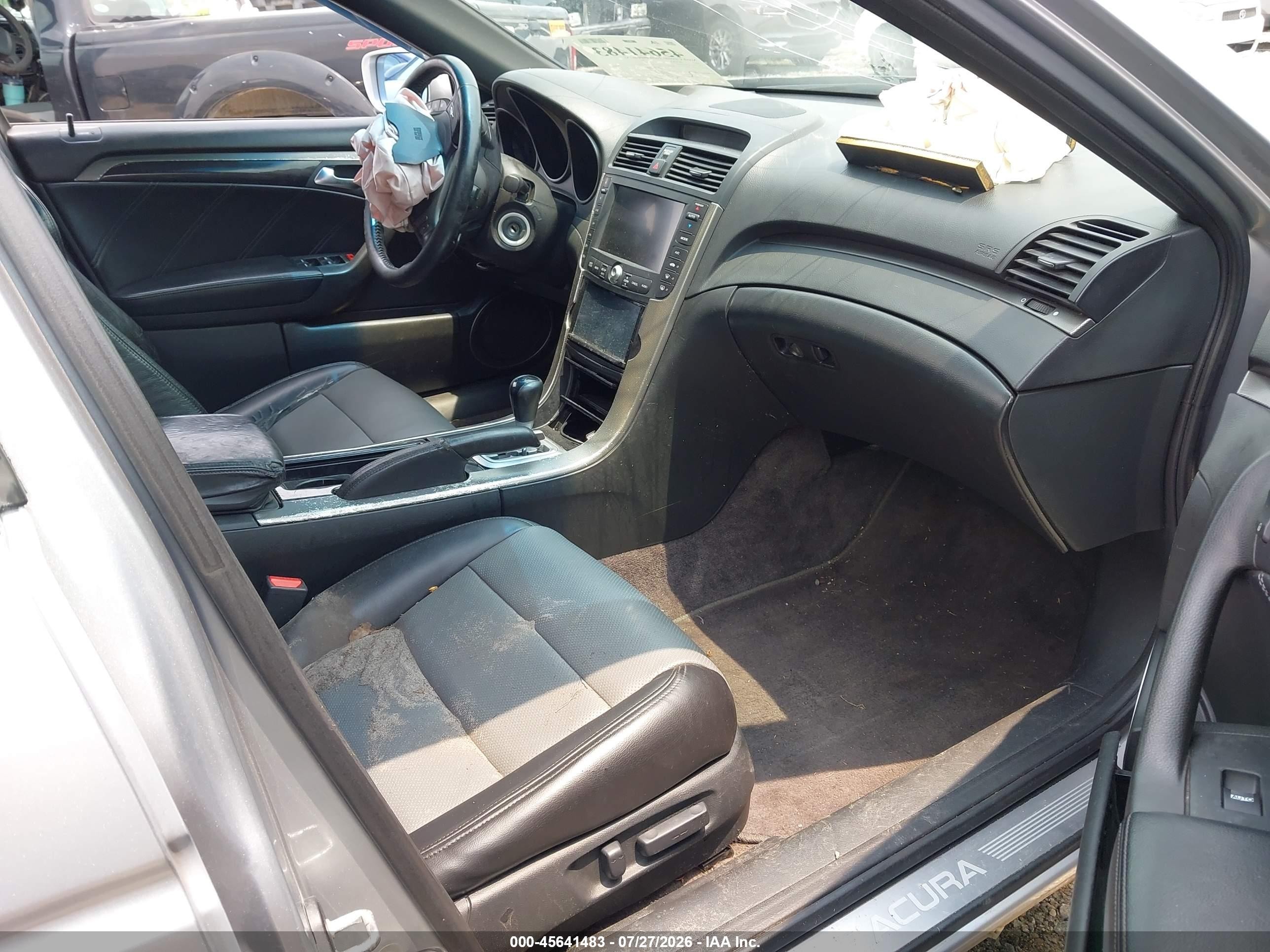 2007 Acura Tl Type S Серебряный vin: 19UUA76507A006834
