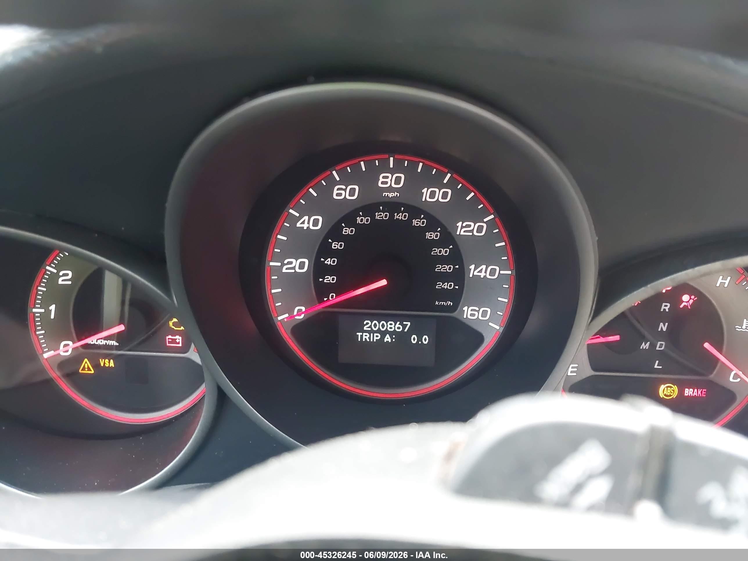 2007 Acura Tl Type S White vin: 19UUA76507A017235