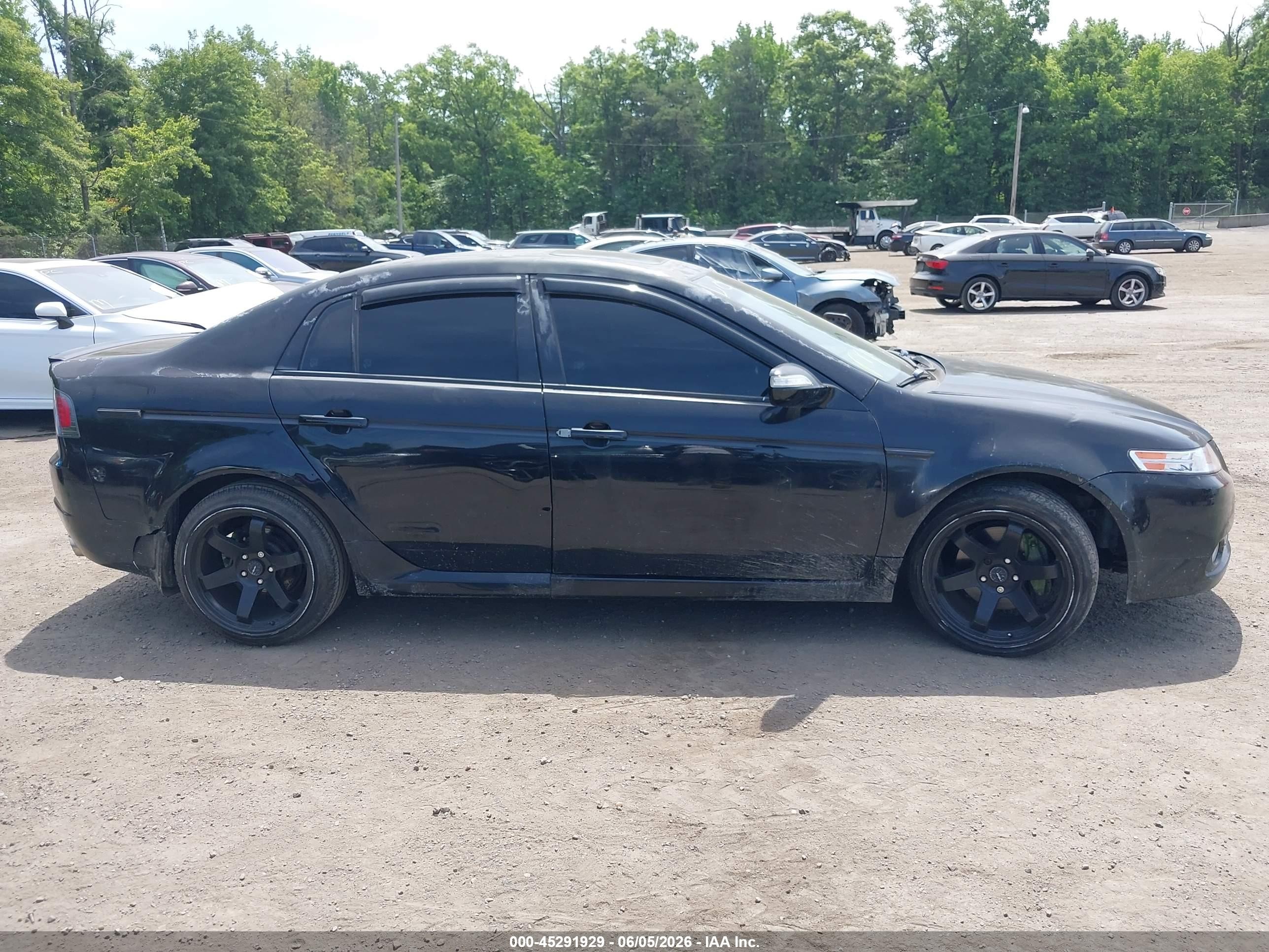 2007 Acura Tl Type S Черный vin: 19UUA76517A001772