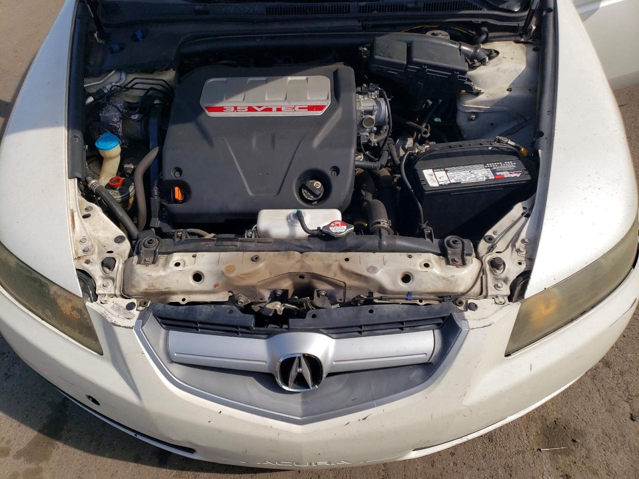 2007 Acura Tl Type S White vin: 19UUA76517A021049
