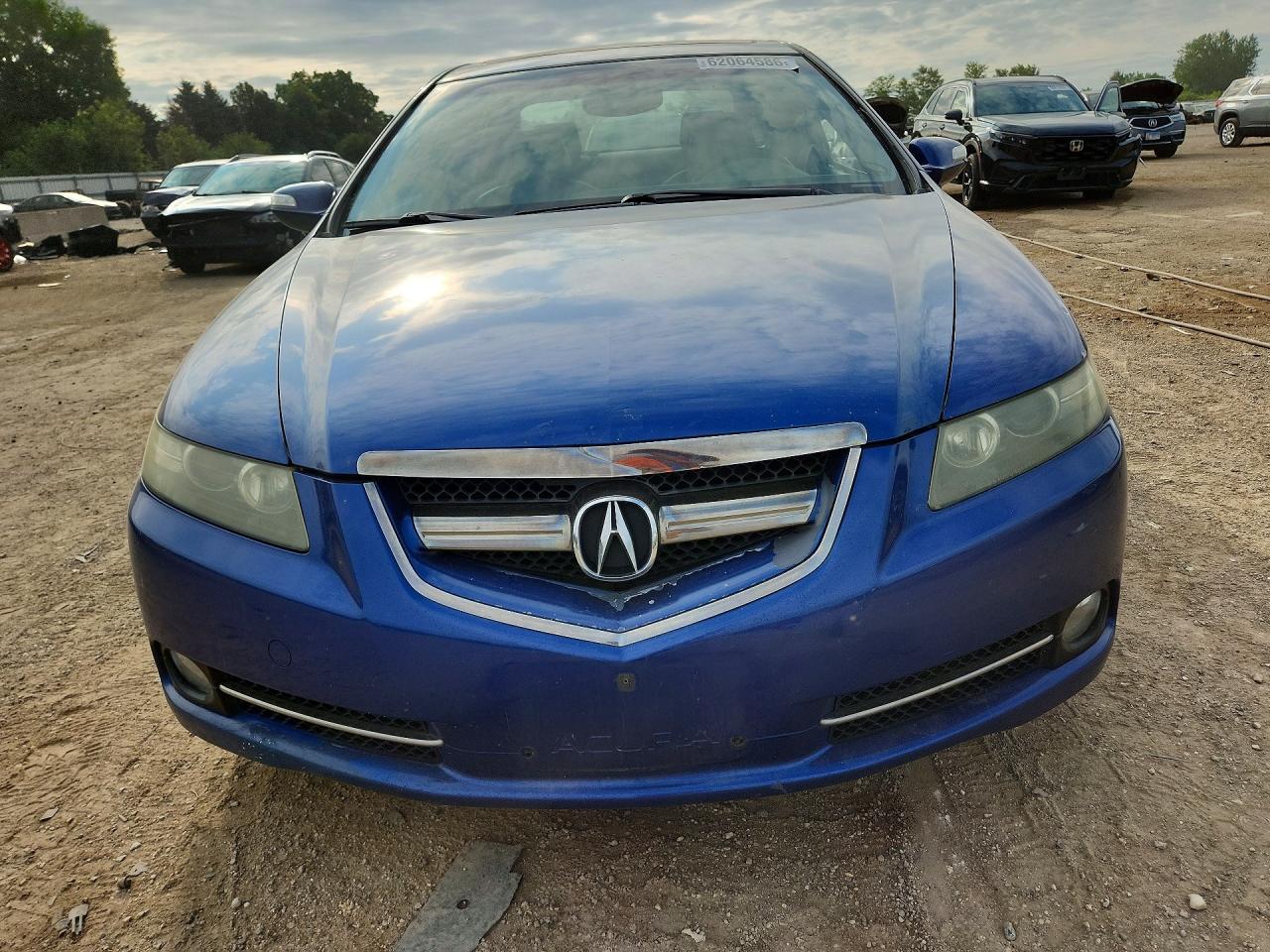 2007 Acura Tl Type S Blue vin: 19UUA76517A032066