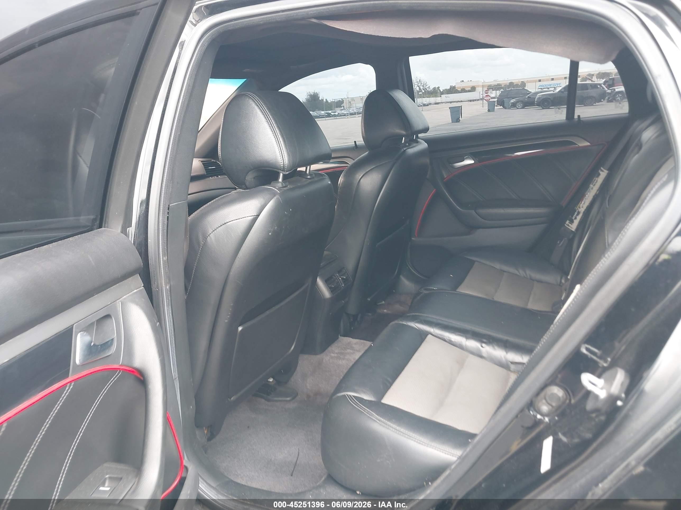 2008 Acura Tl Type S Black vin: 19UUA76518A017651