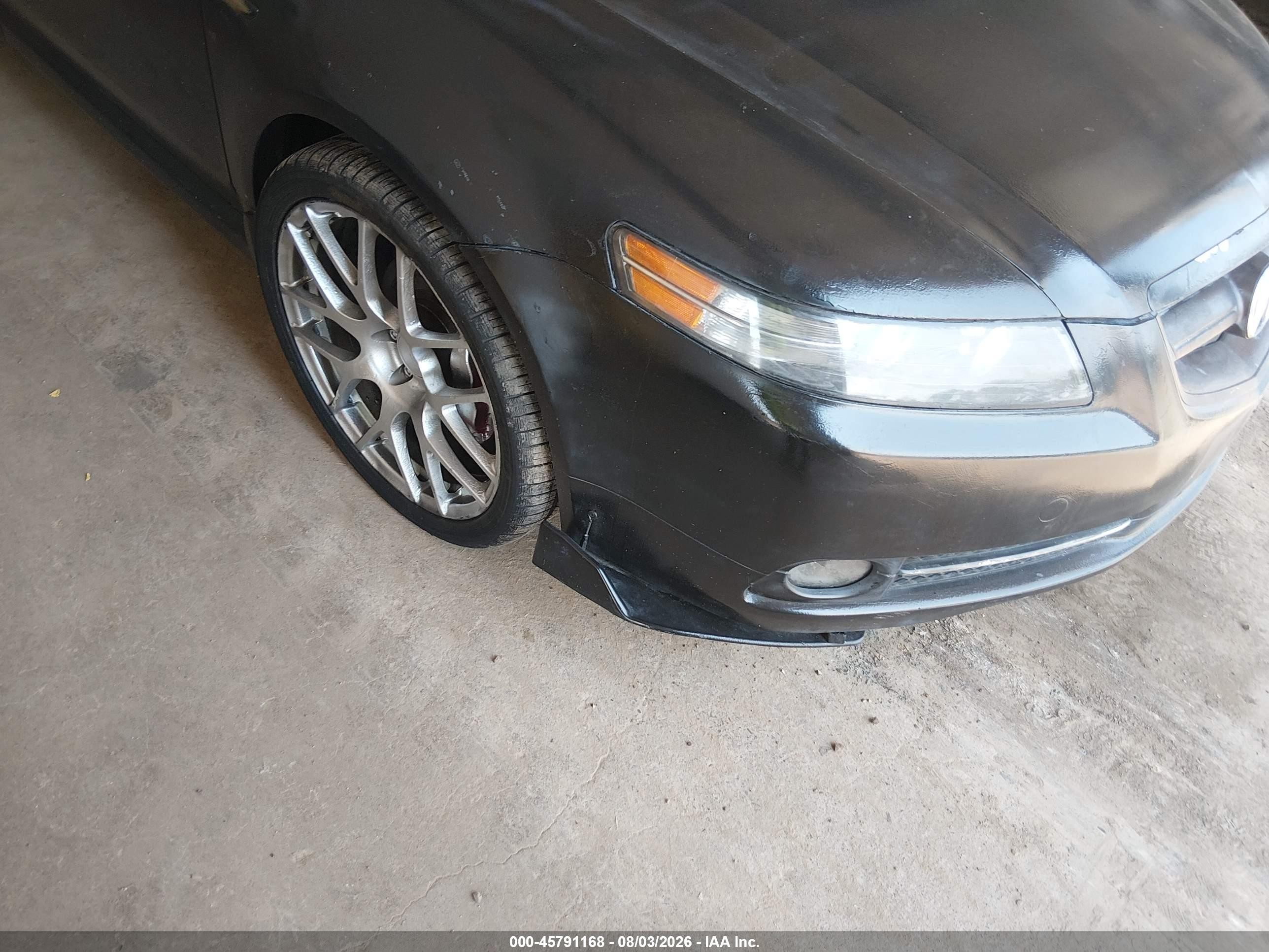 2007 Acura Tl Type S Черный vin: 19UUA76527A001716