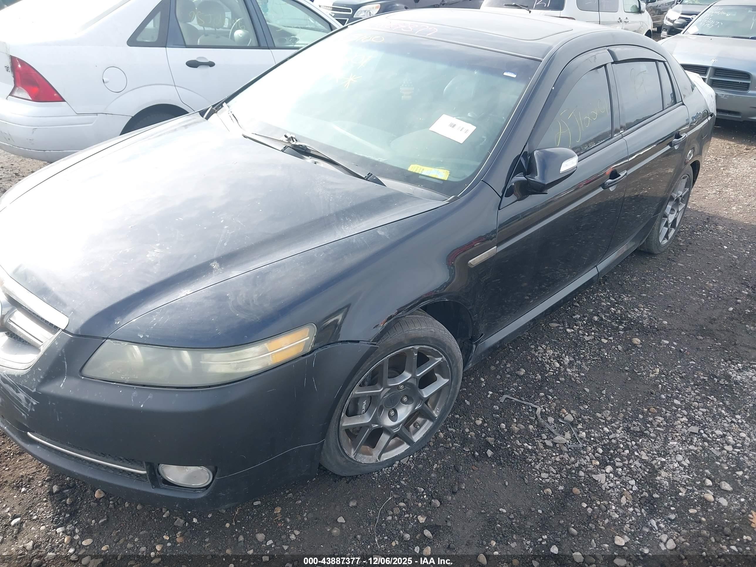 2007 Acura Tl Type S Black vin: 19UUA76527A013557