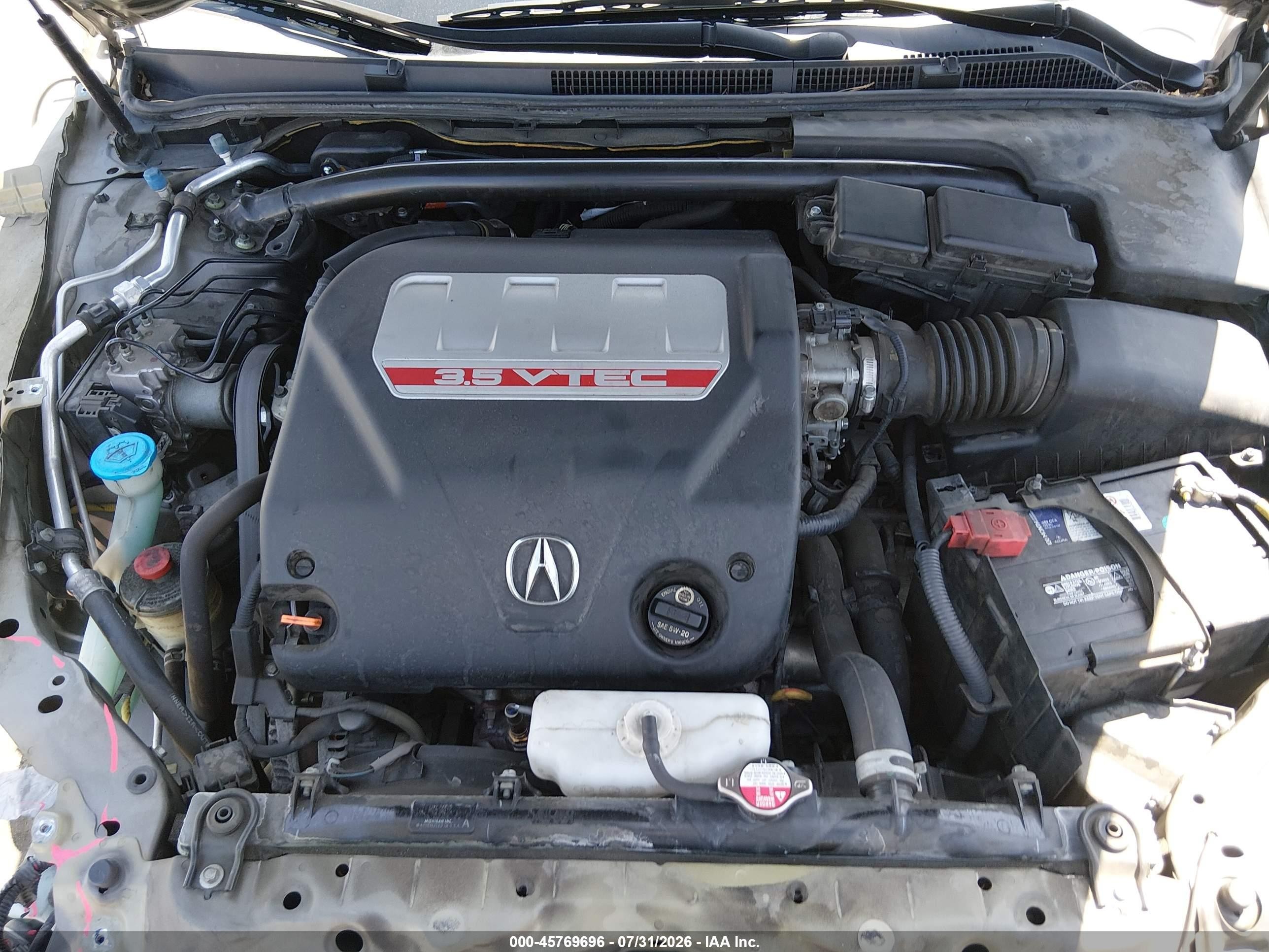 2007 Acura Tl Type S Gray vin: 19UUA76527A045294