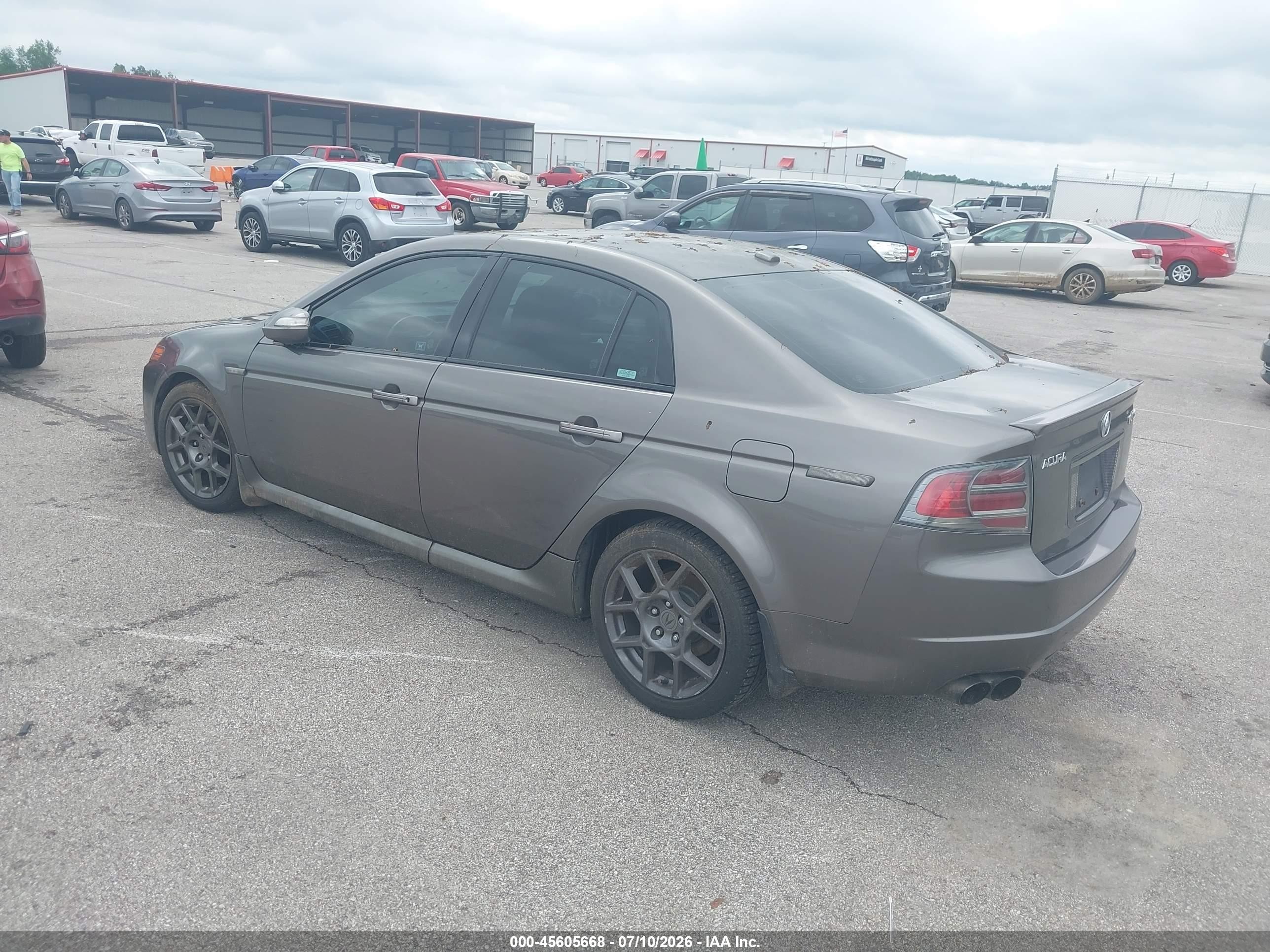 2007 Acura Tl Type S Gray vin: 19UUA76537A004124