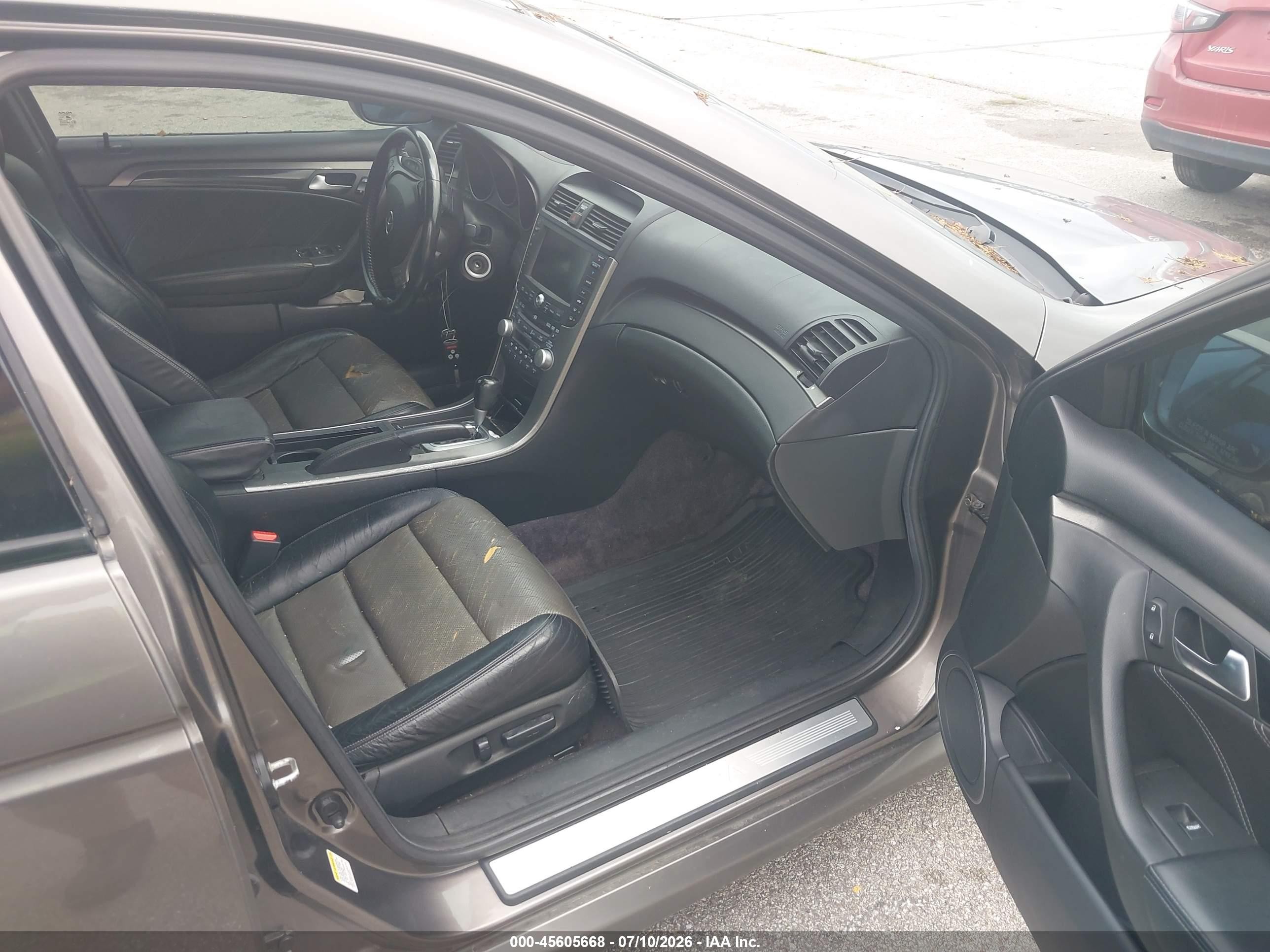 2007 Acura Tl Type S Gray vin: 19UUA76537A004124
