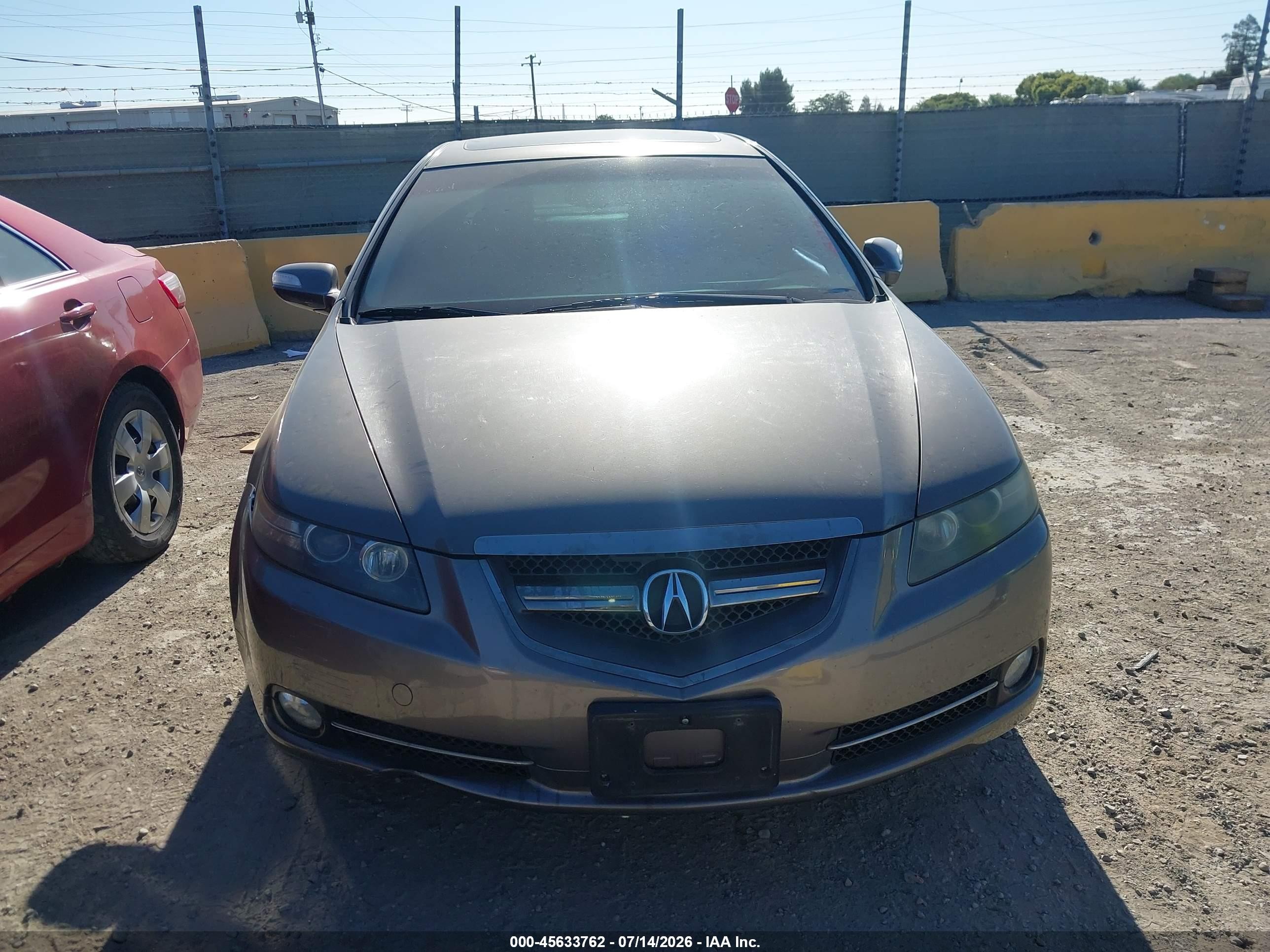 2007 Acura Tl Type S Gray vin: 19UUA76537A006293
