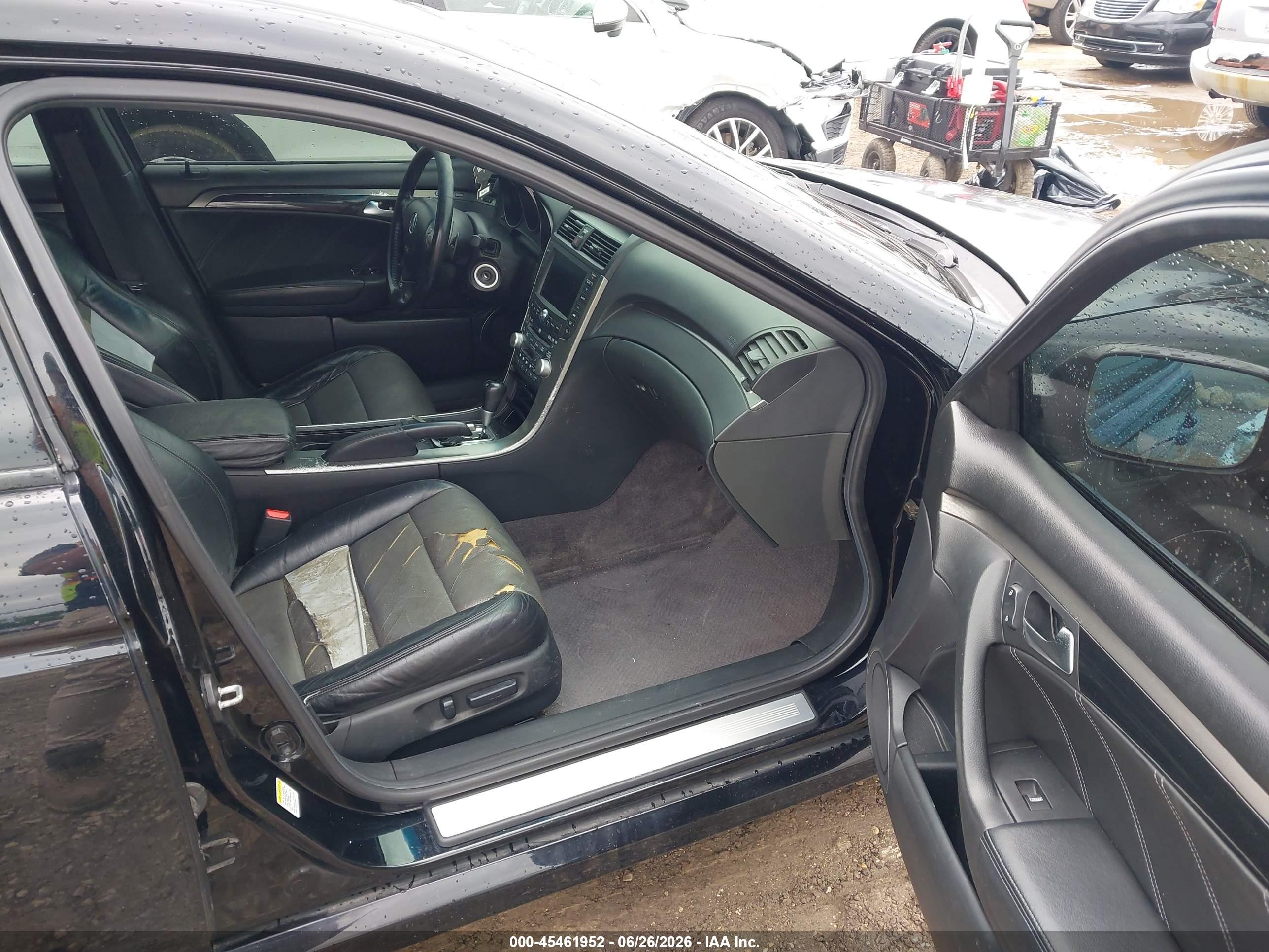 2007 Acura Tl Type S Black vin: 19UUA76537A021182