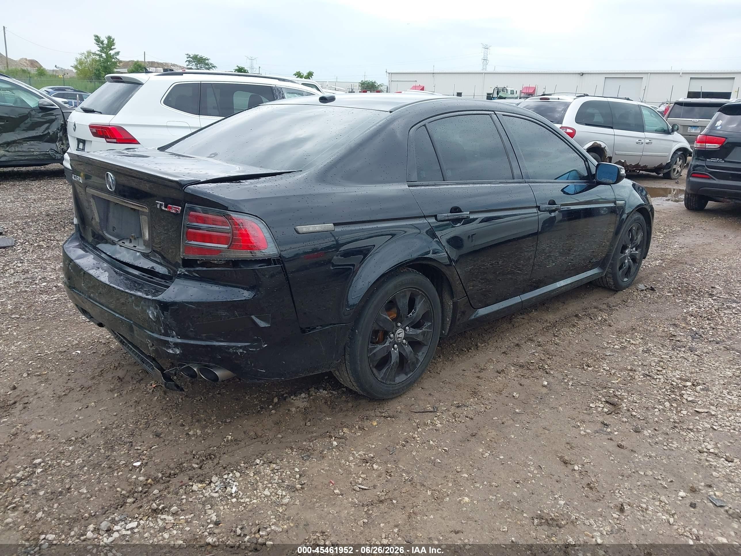 2007 Acura Tl Type S Black vin: 19UUA76537A021182