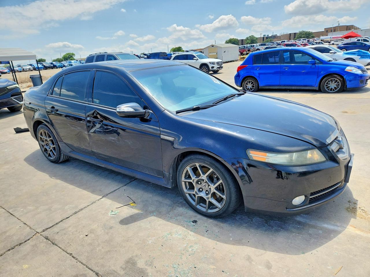 2007 Acura Tl Type S Black vin: 19UUA76537A038354