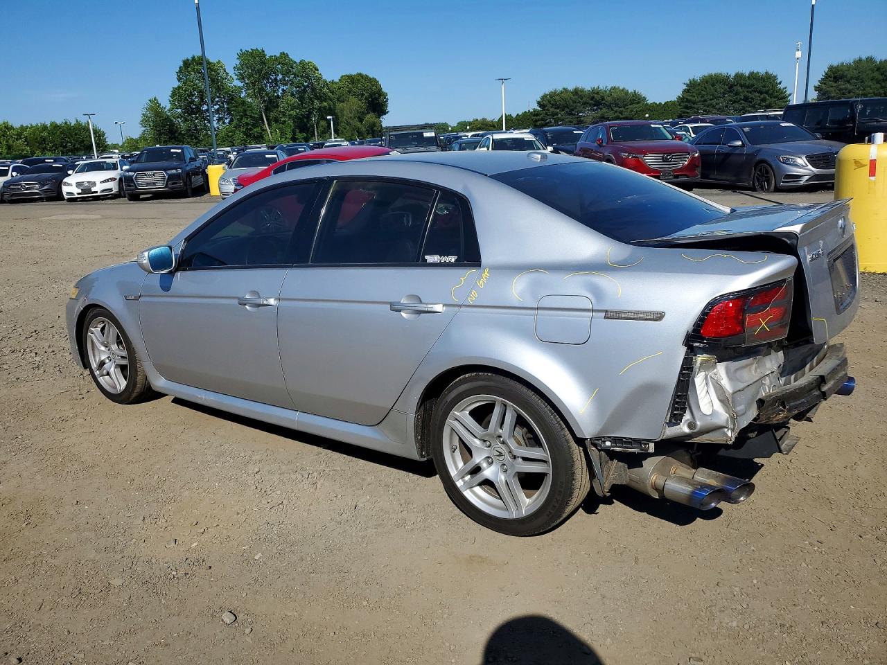 2007 Acura Tl Type S Серебряный vin: 19UUA76547A016637