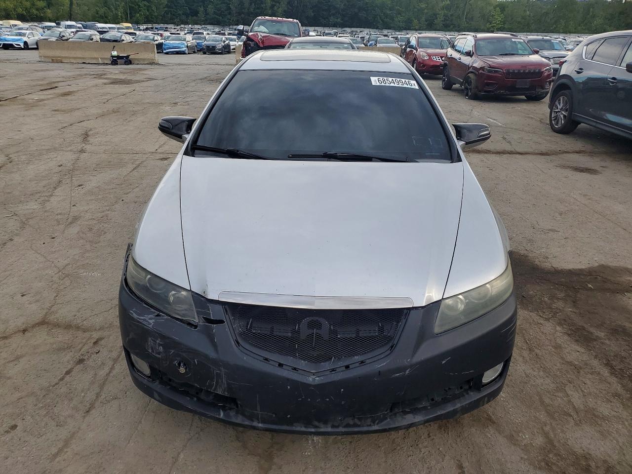 2007 Acura Tl Type S Silver vin: 19UUA76547A046480