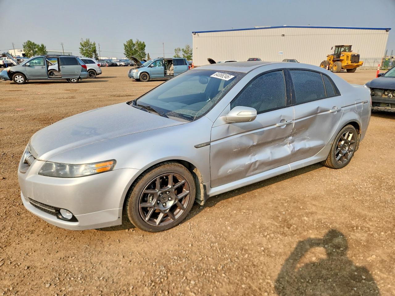 2007 Acura Tl Type S Silver vin: 19UUA76547A803071