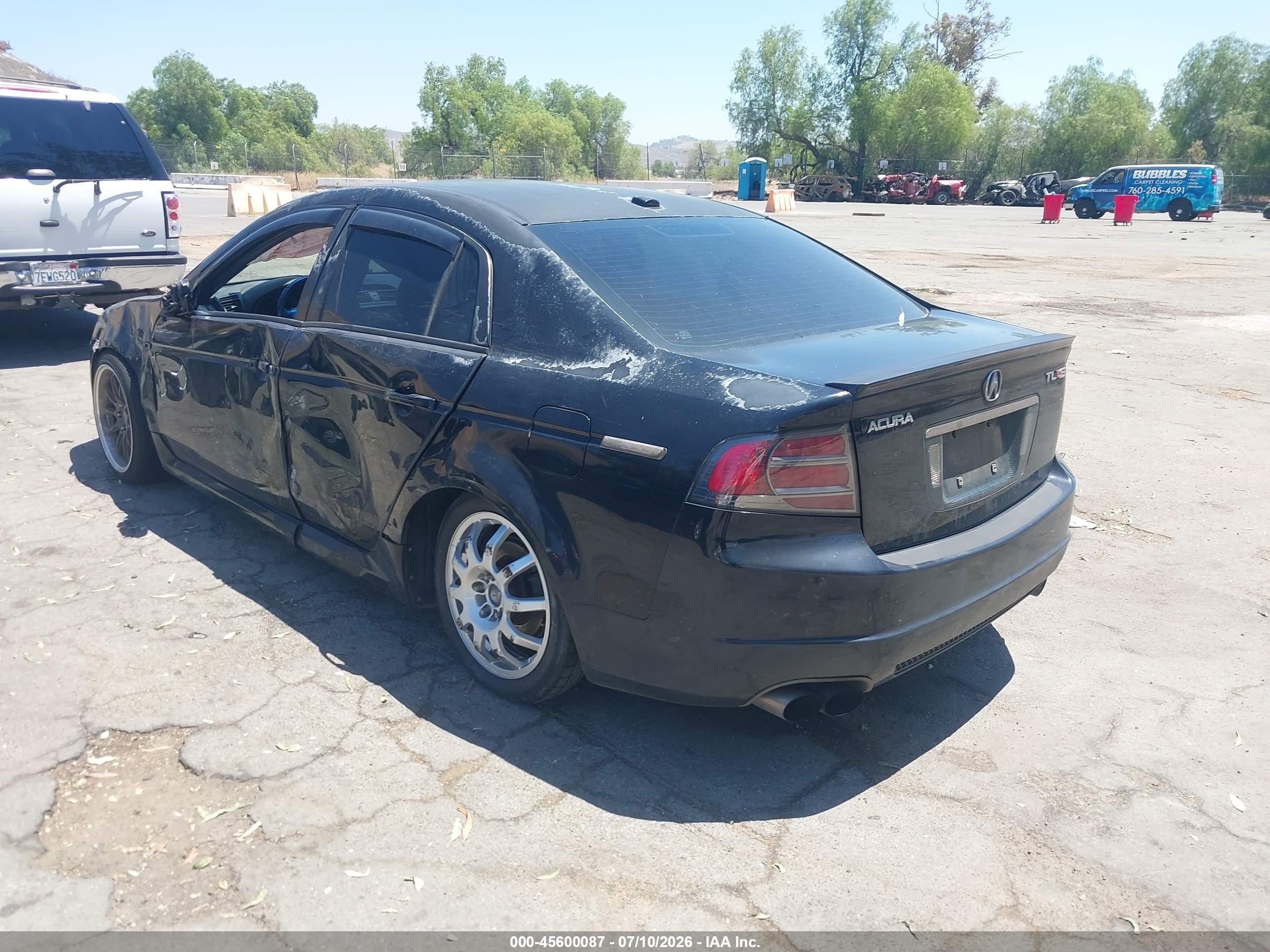 2008 Acura Tl Type S Black vin: 19UUA76548A000990