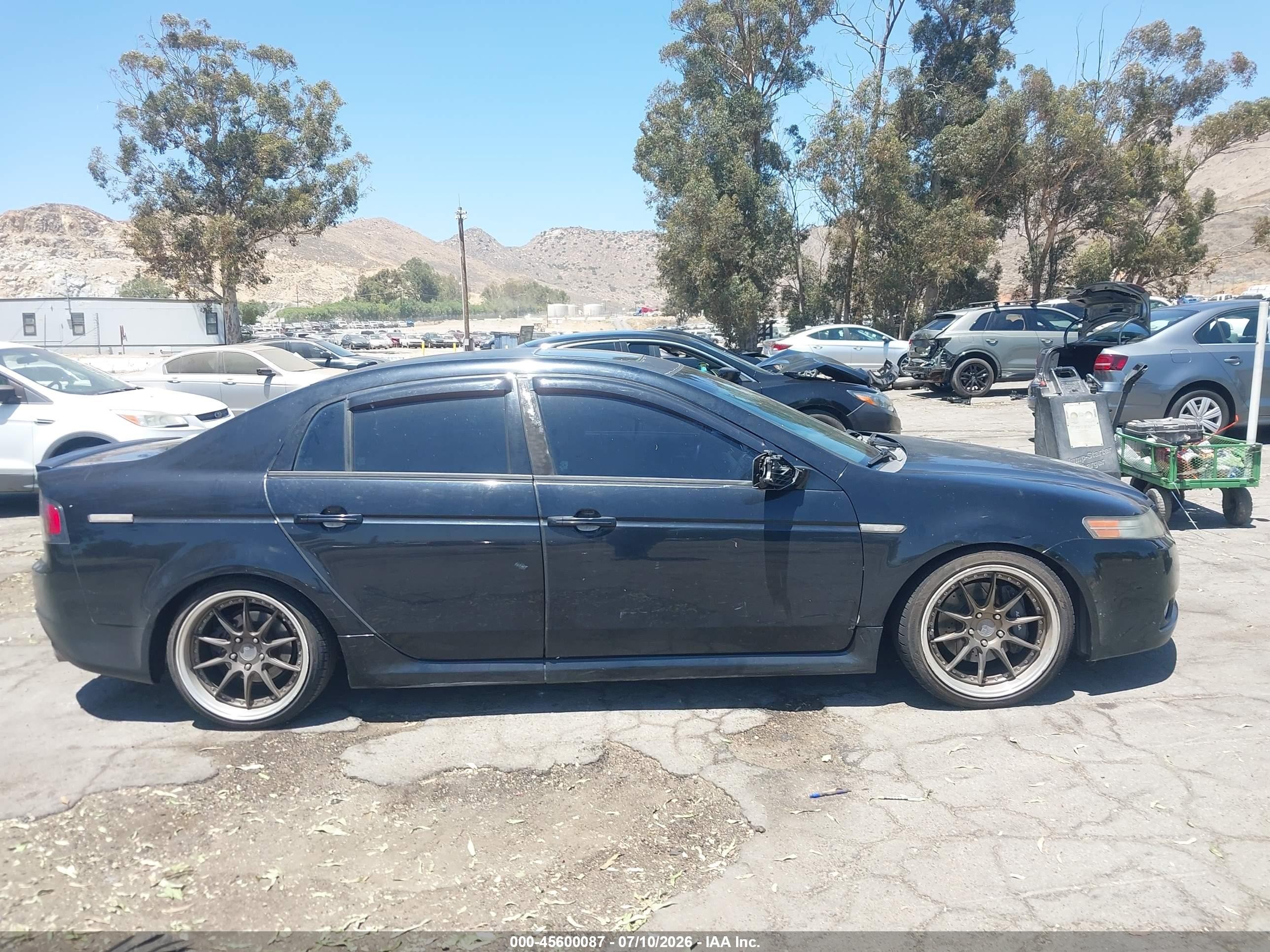 2008 Acura Tl Type S Black vin: 19UUA76548A000990