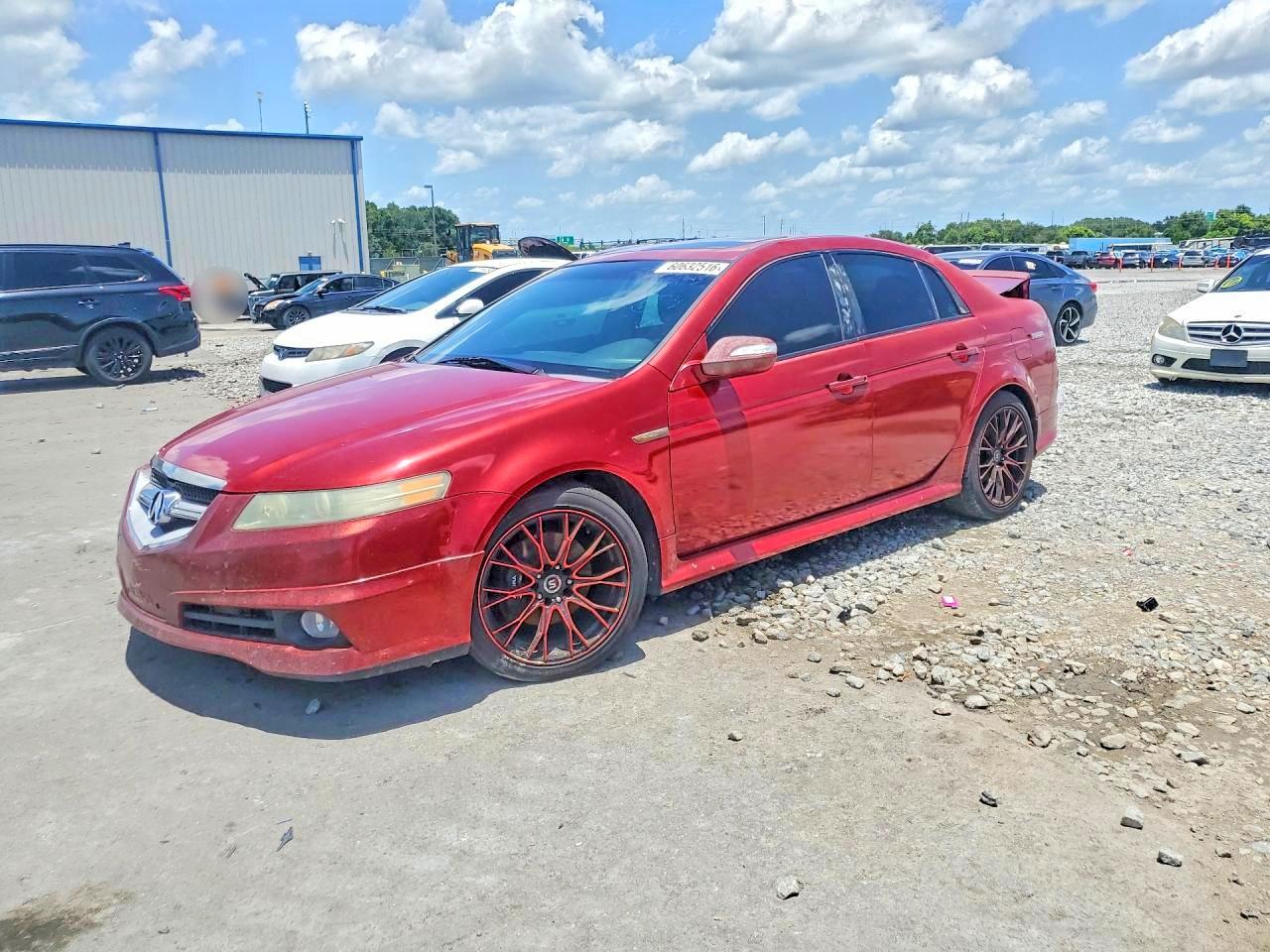 2008 Acura Tl Type S Бордовый vin: 19UUA76548A004943
