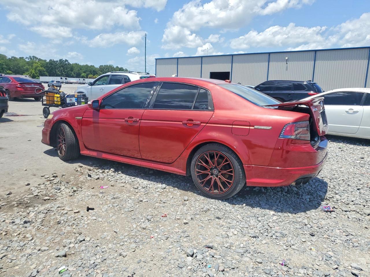 2008 Acura Tl Type S Burgundy vin: 19UUA76548A004943