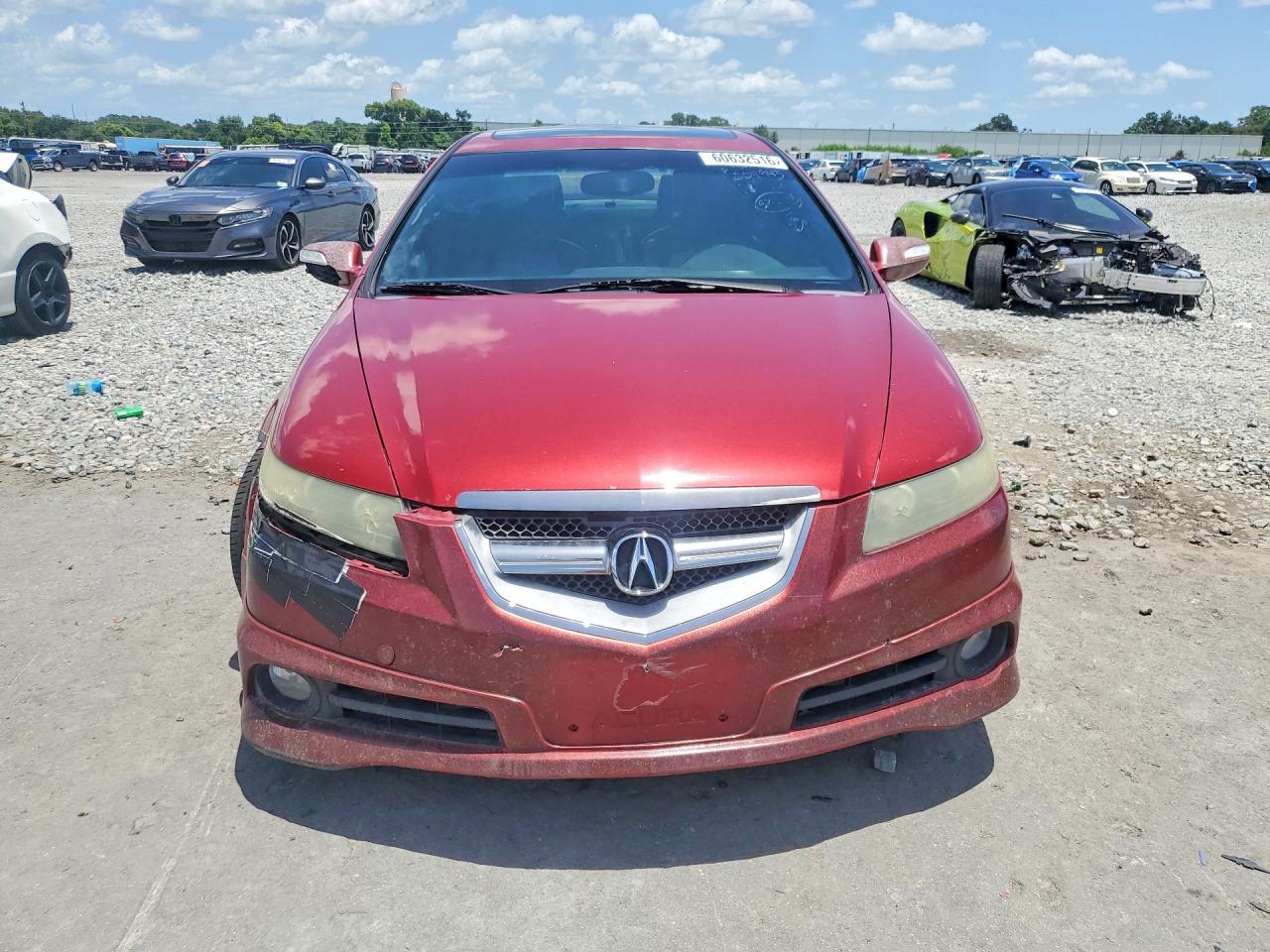 2008 Acura Tl Type S Burgundy vin: 19UUA76548A004943
