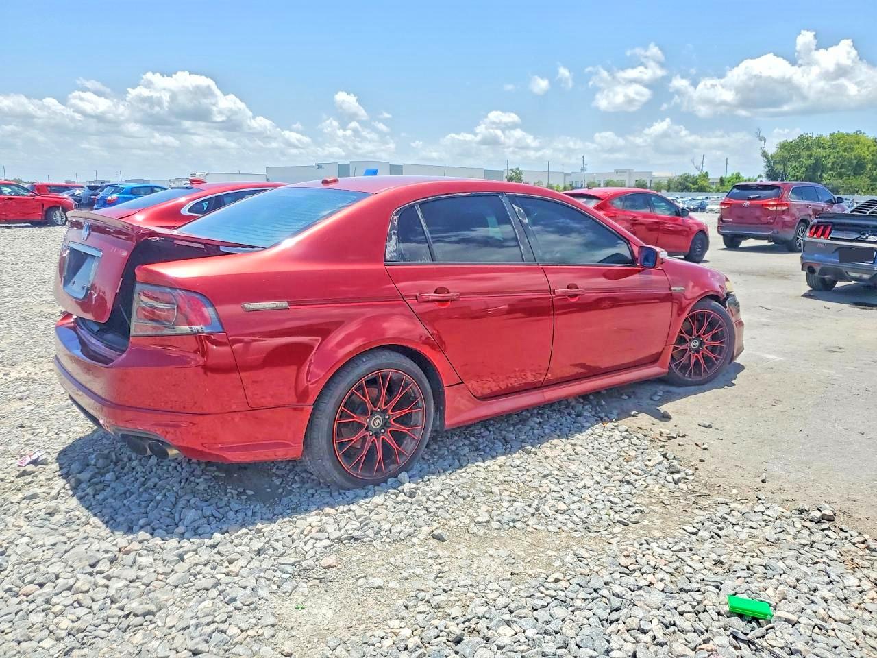 2008 Acura Tl Type S Burgundy vin: 19UUA76548A004943