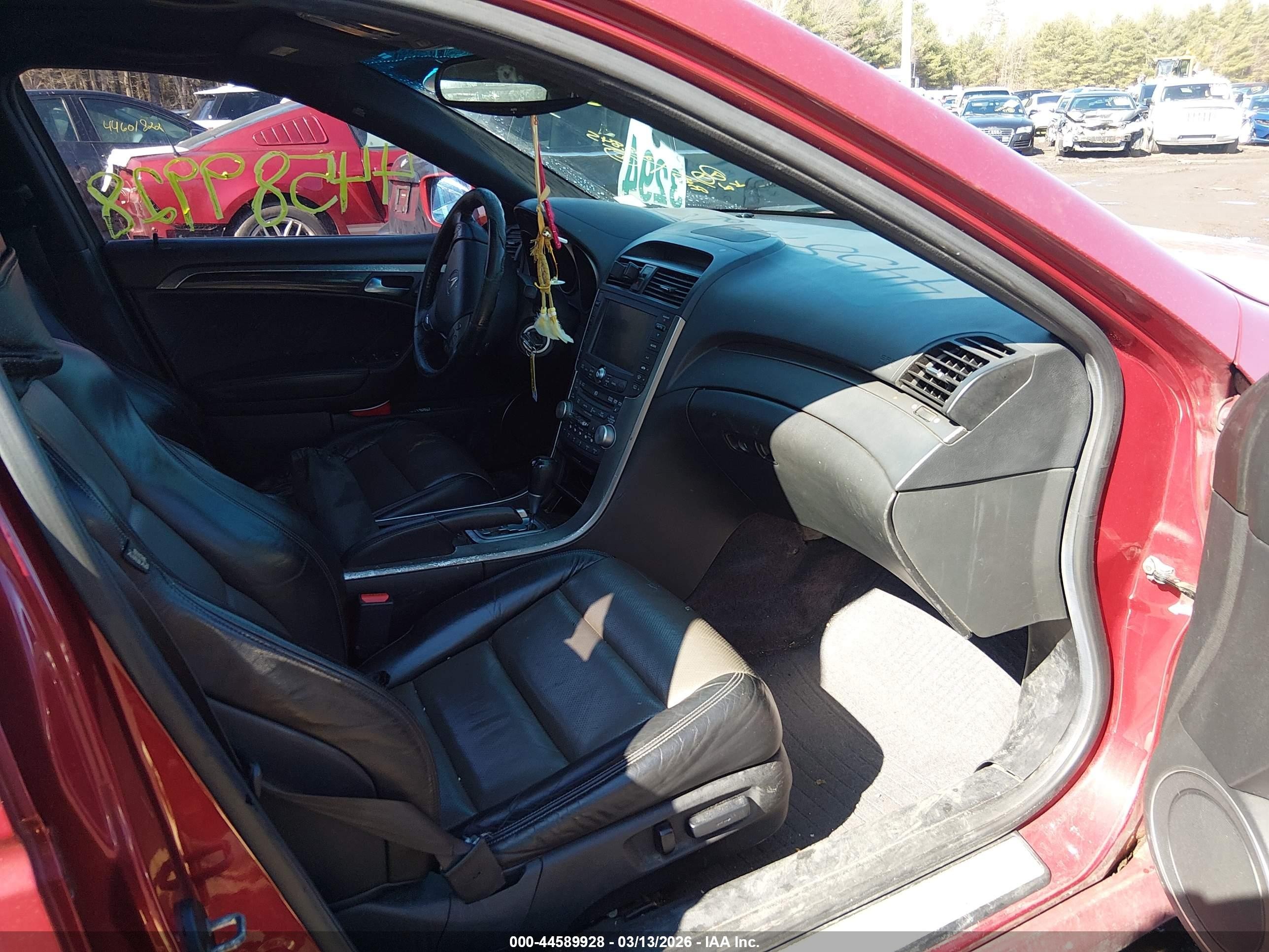 2008 Acura Tl Type S Красный vin: 19UUA76548A014503