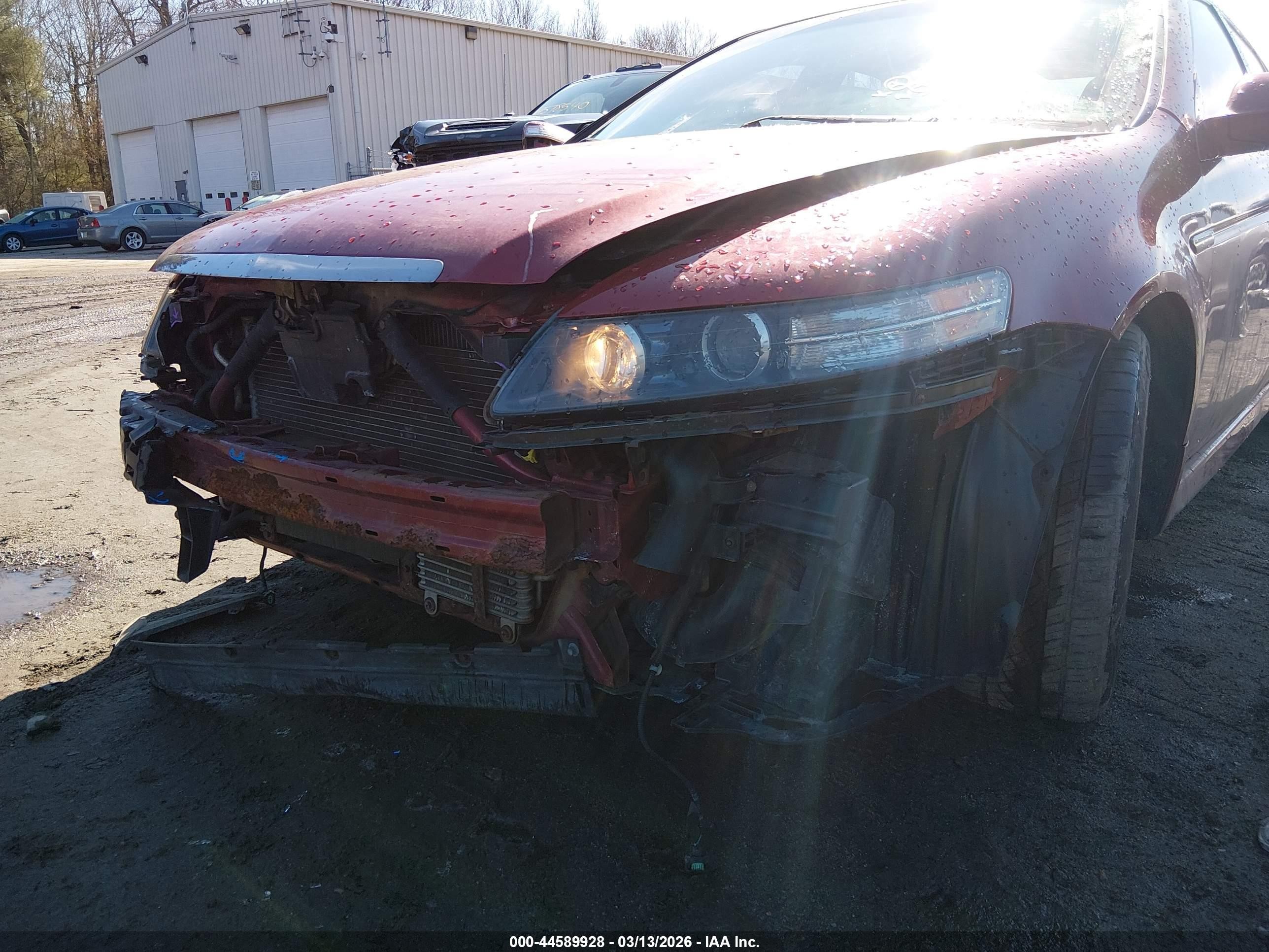2008 Acura Tl Type S Красный vin: 19UUA76548A014503