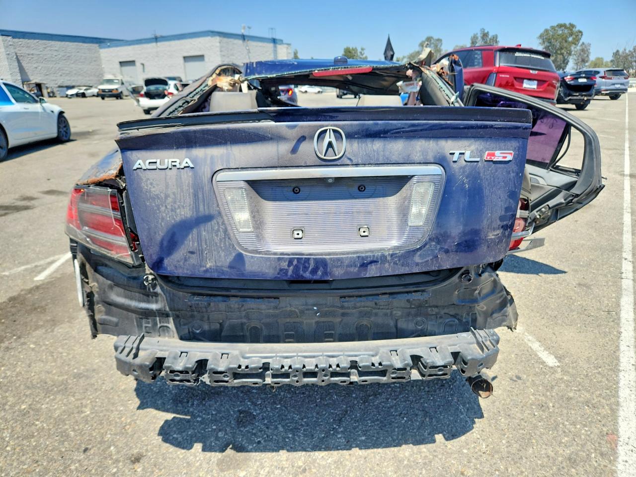 2008 Acura Tl Type S Blue vin: 19UUA76548A024352