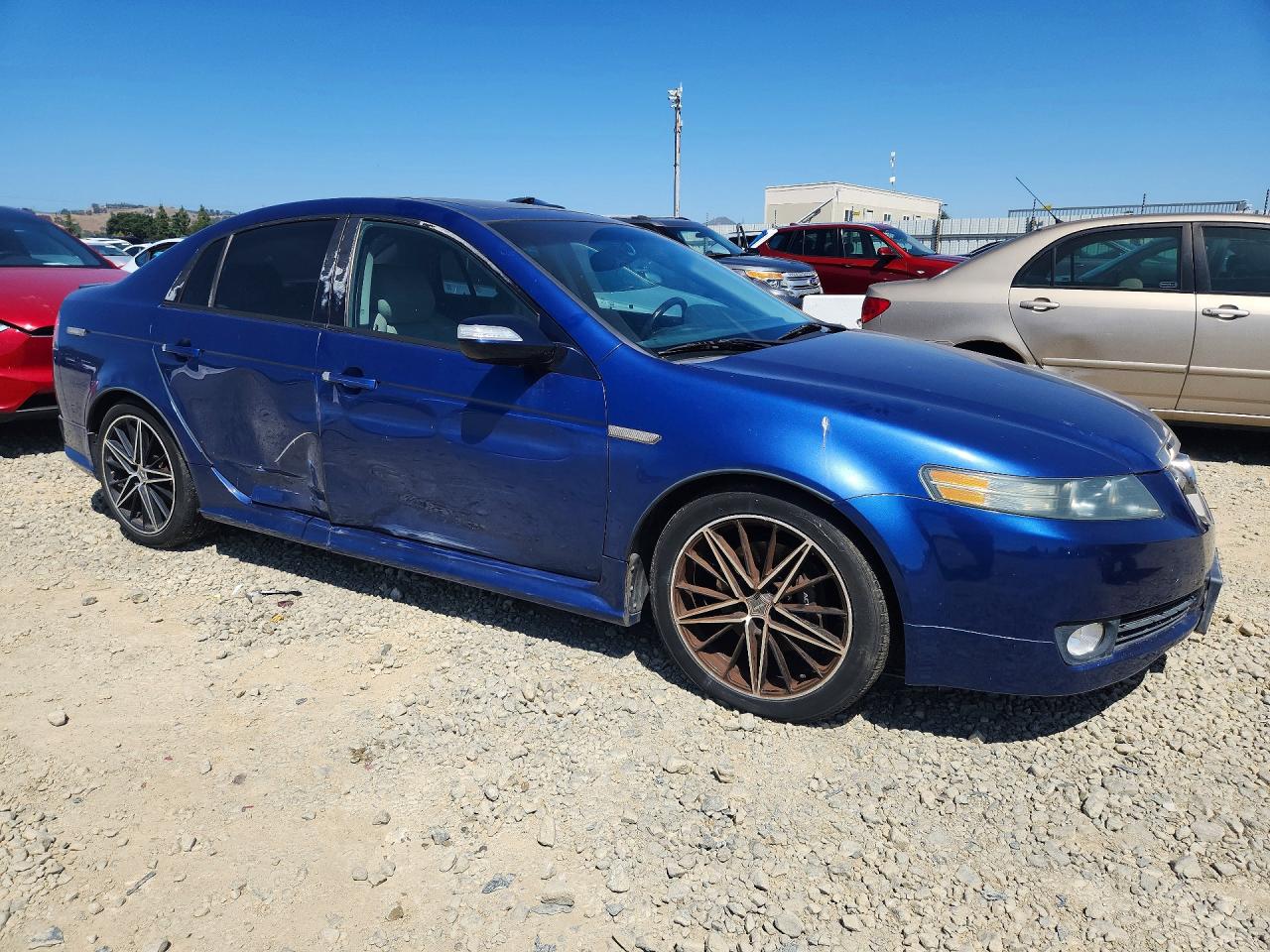 2007 Acura Tl Type S Blue vin: 19UUA76557A014685