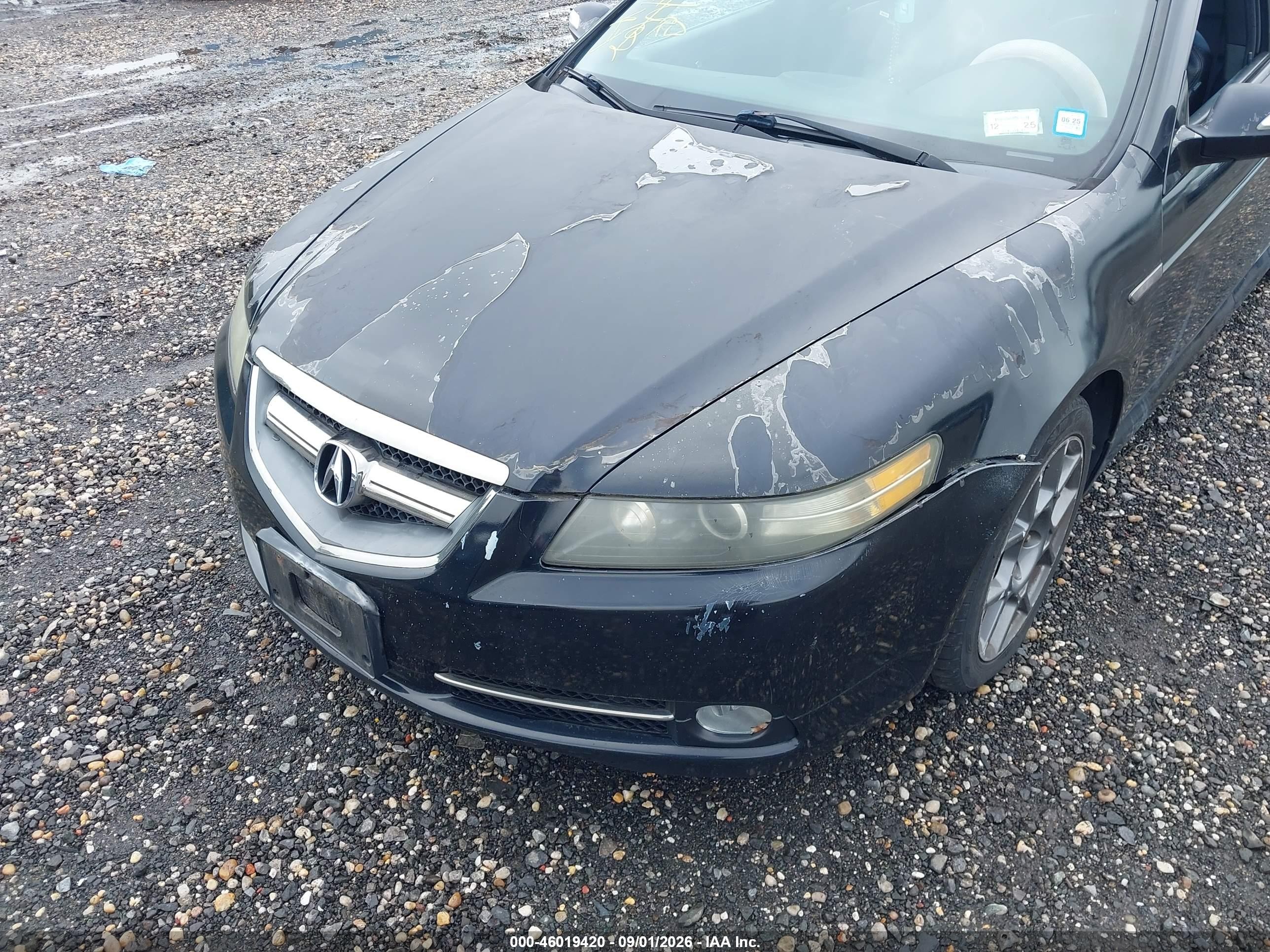 2007 Acura Tl Type S Black vin: 19UUA76557A017683